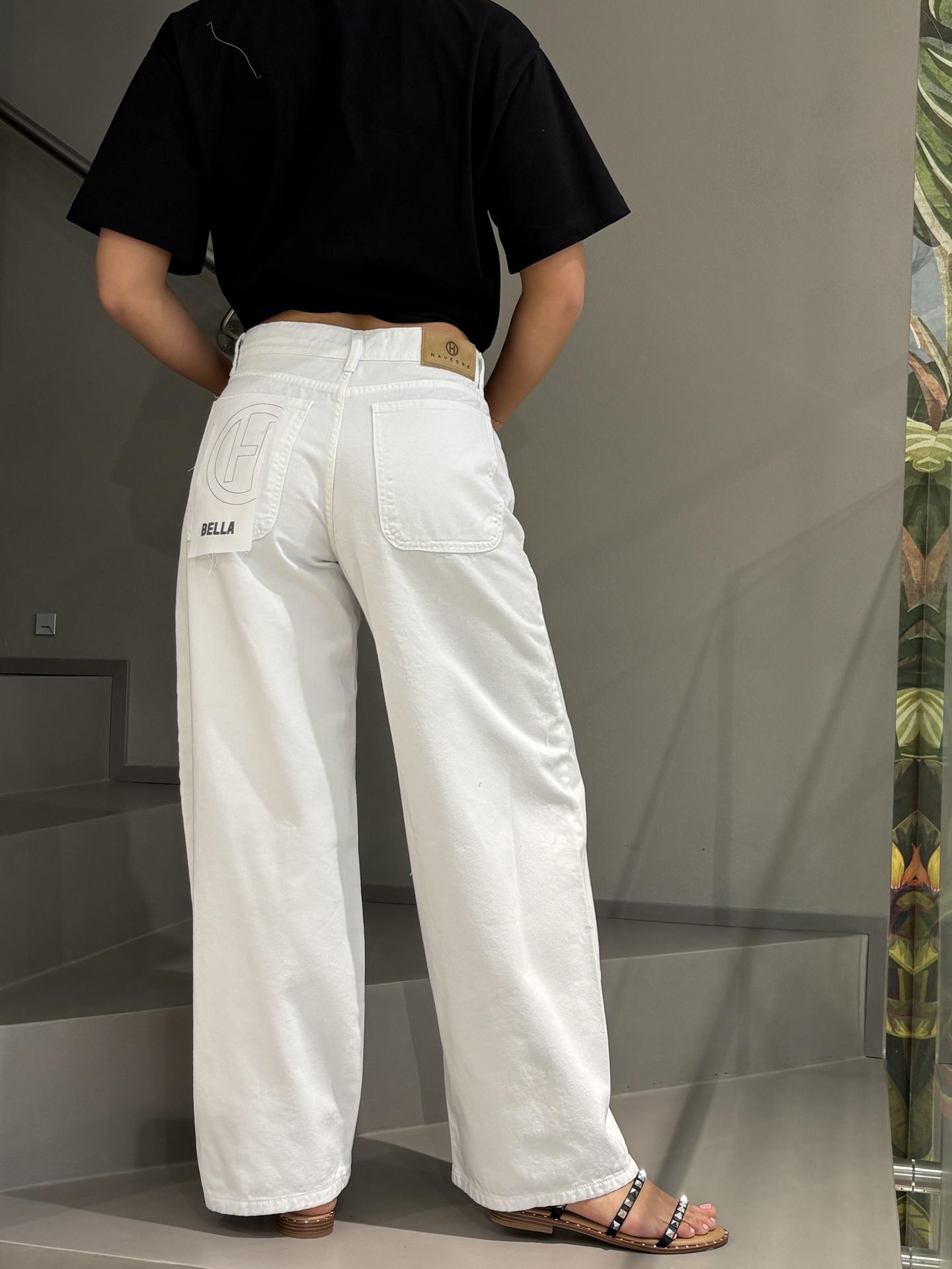 JEANS HAVEONE PLSQ052 BIANCO