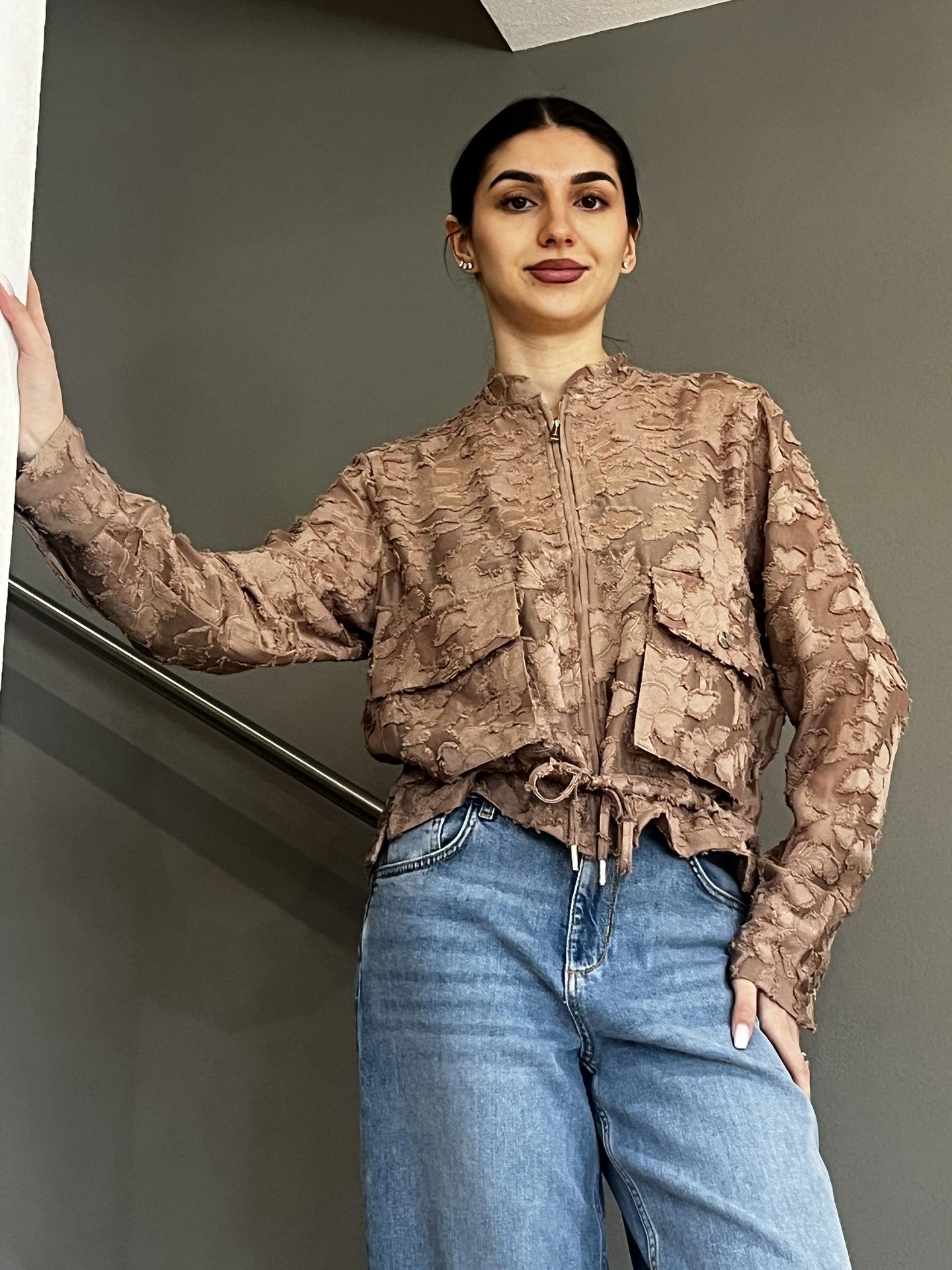 GIUBBINO RINO&PELLE PRIORI MARRONE