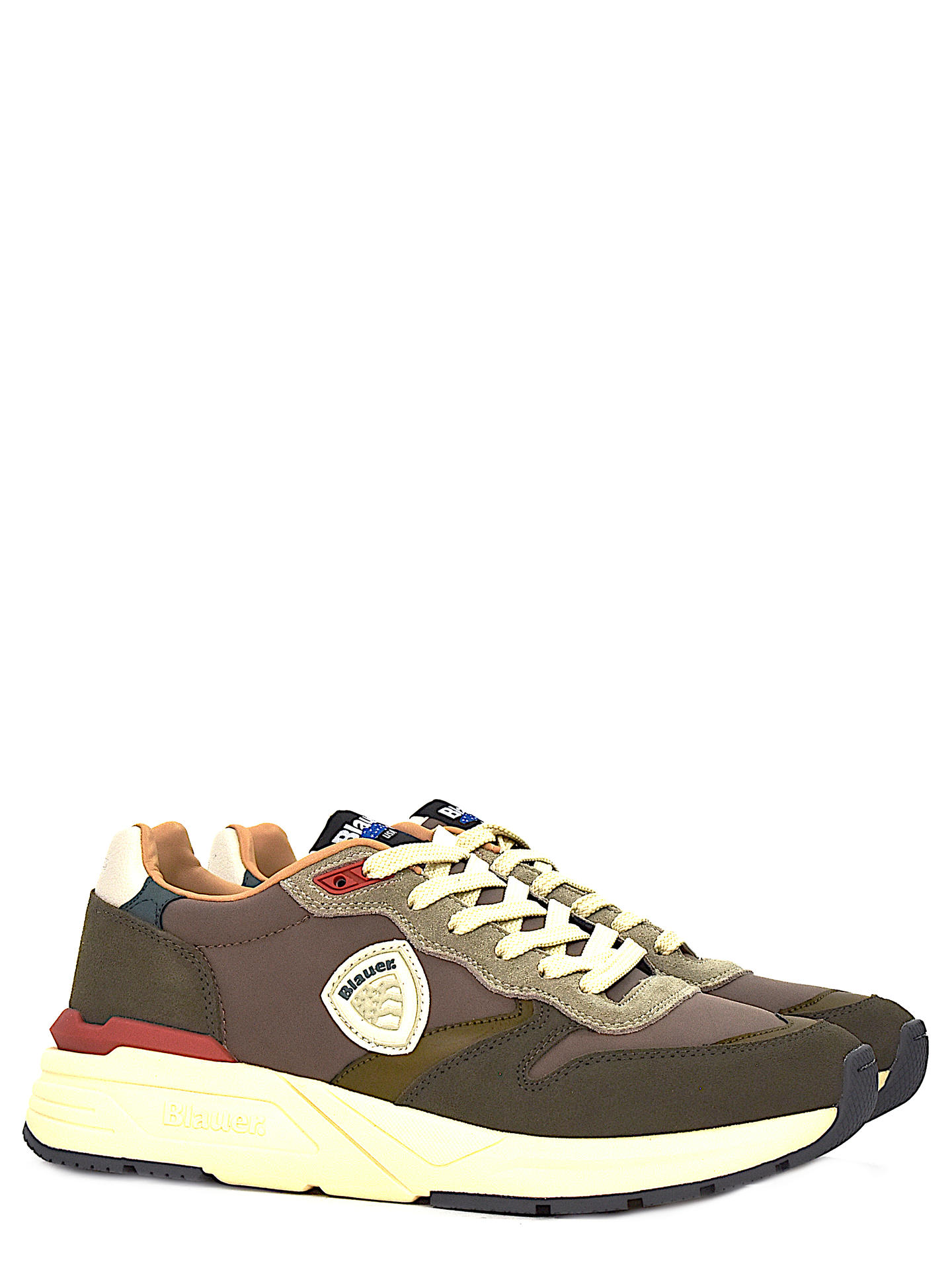 SNEAKERS BLAUER RAY02 MARRONE