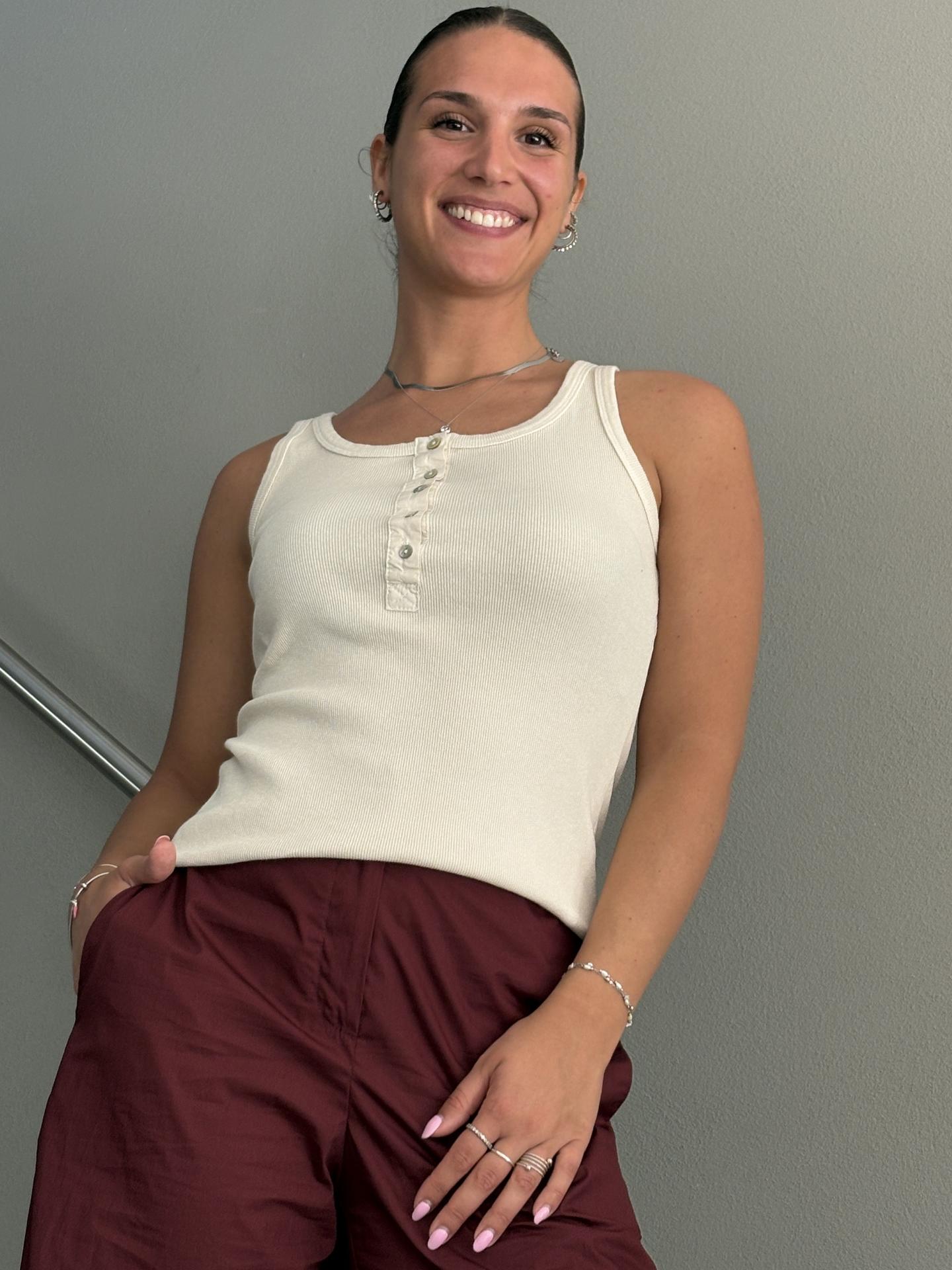 TOP HAVEONE RJSQ196 BEIGE