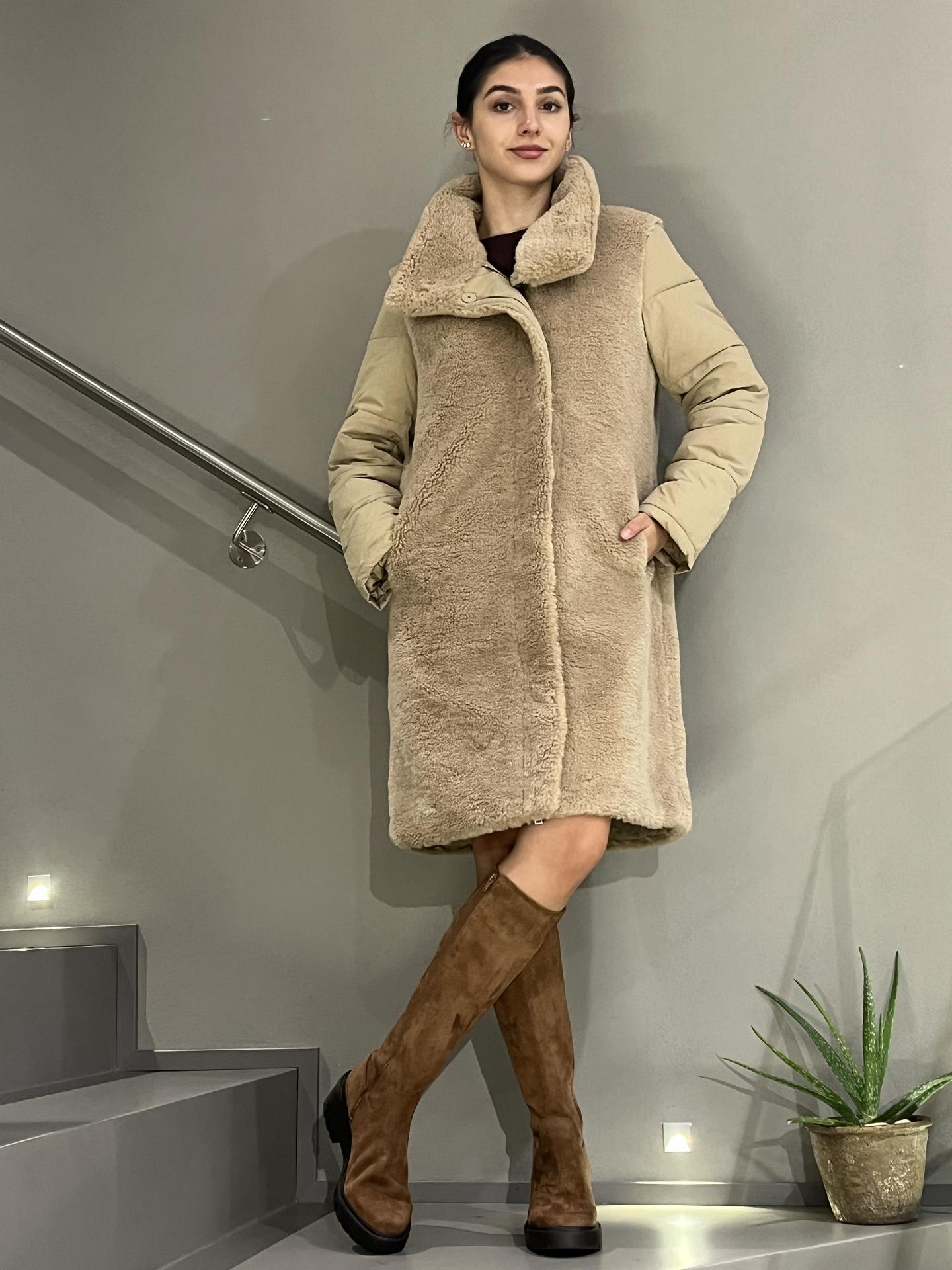 CAPPOTTO RINO&PELLE ROUKE BEIGE