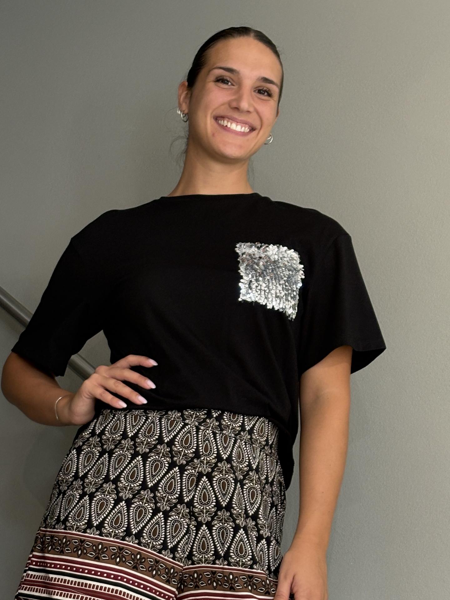 MAGLIA SUSY MIX S0078 NERO