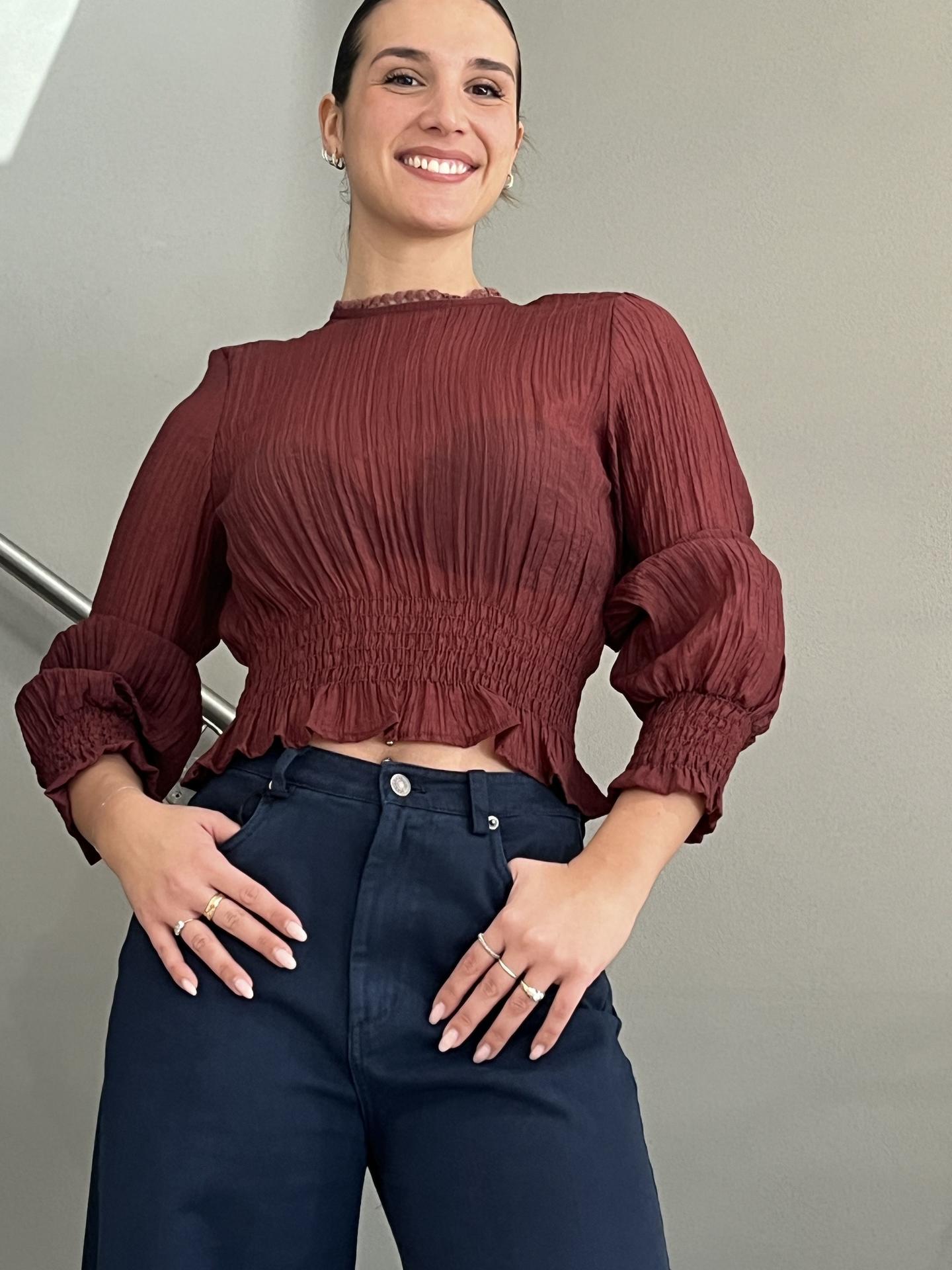 CAMICIA TENSIONE IN FIRENZE S26C970 BORDEAUX