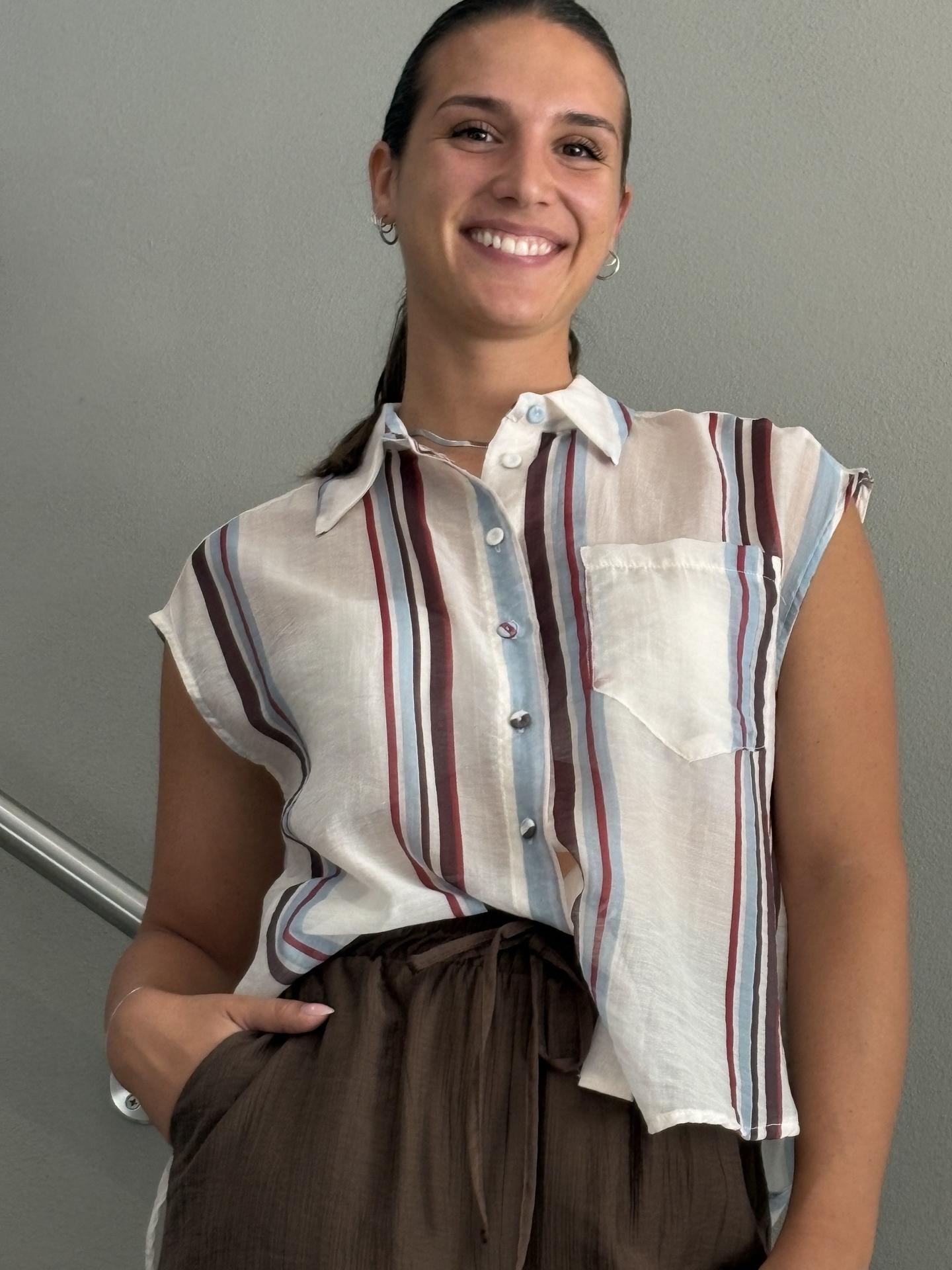 CAMICIA TENSIONE IN FIRENZE S26CH55 BEIGE