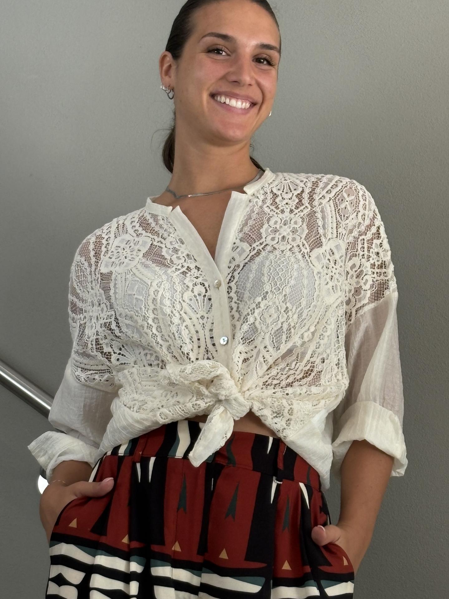 CAMICIA MOTEL S26CH90 BEIGE