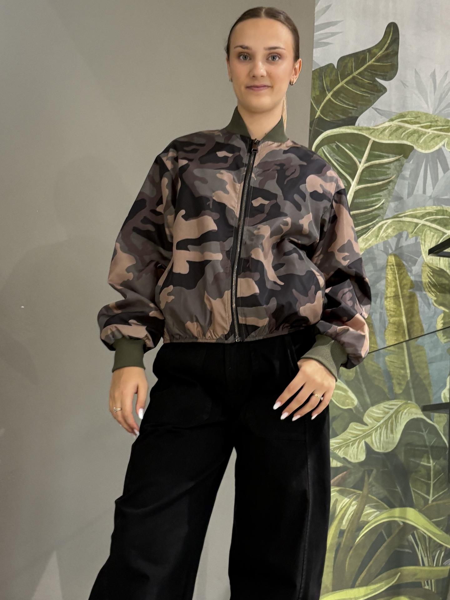 GIUBBINO SUSY MIX S4365 MILITARE