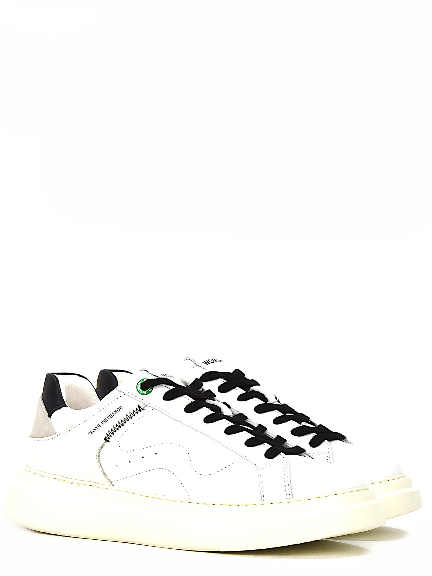 SNEAKERS WOMSH SNIK2 BIANCO/NERO