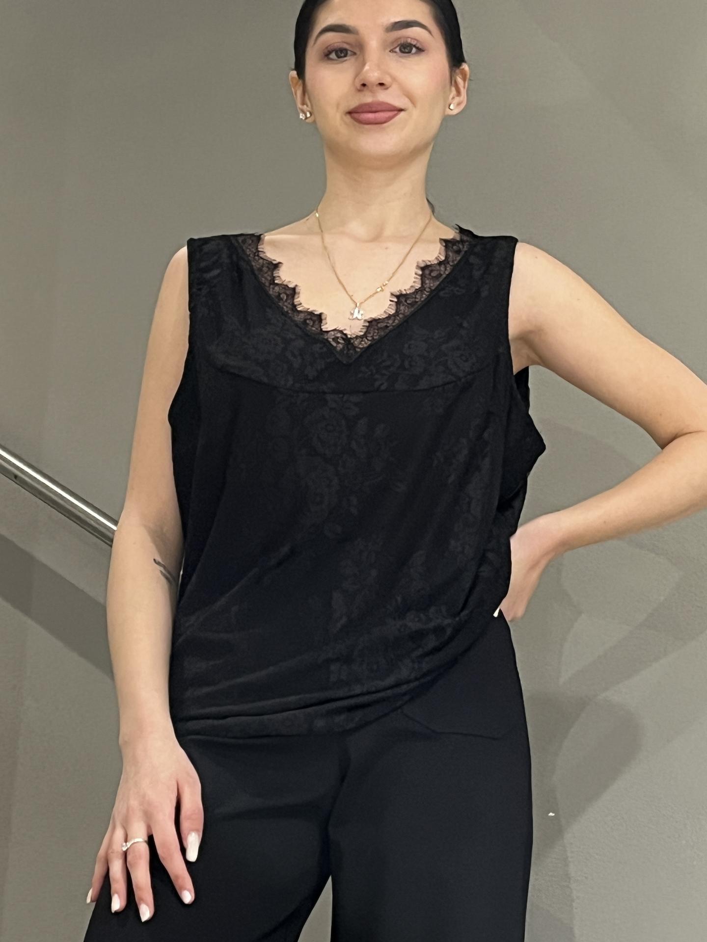 MAGLIA SUSY STAR ST00163T NERO