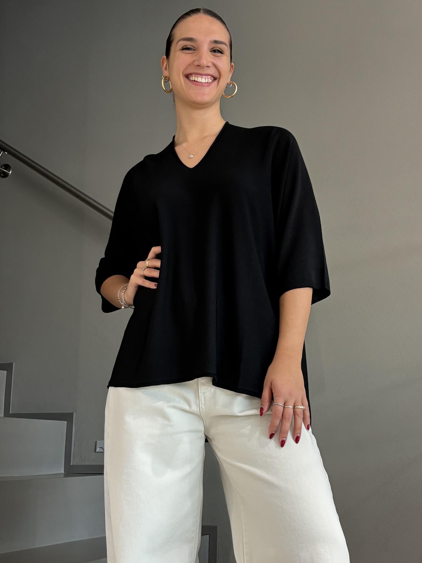 MAGLIA SUSY STAR ST121501 NERO