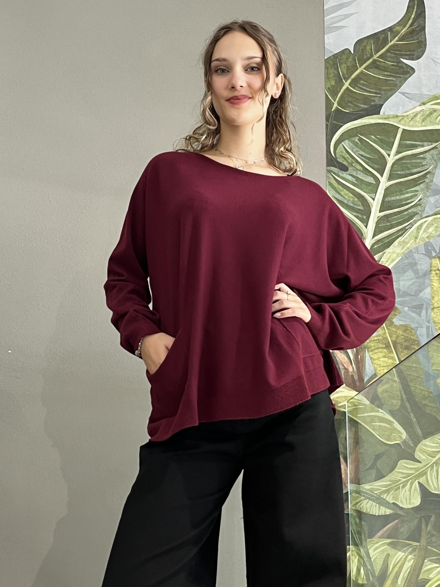 MAGLIA SUSY STAR ST24906 BORDEAUX