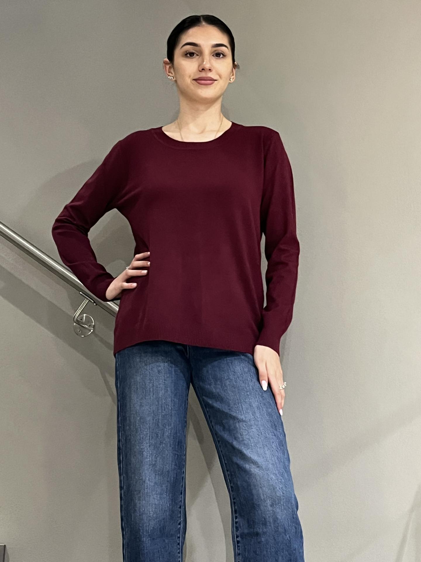 MAGLIA SUSY STAR ST25021 BORDEAUX