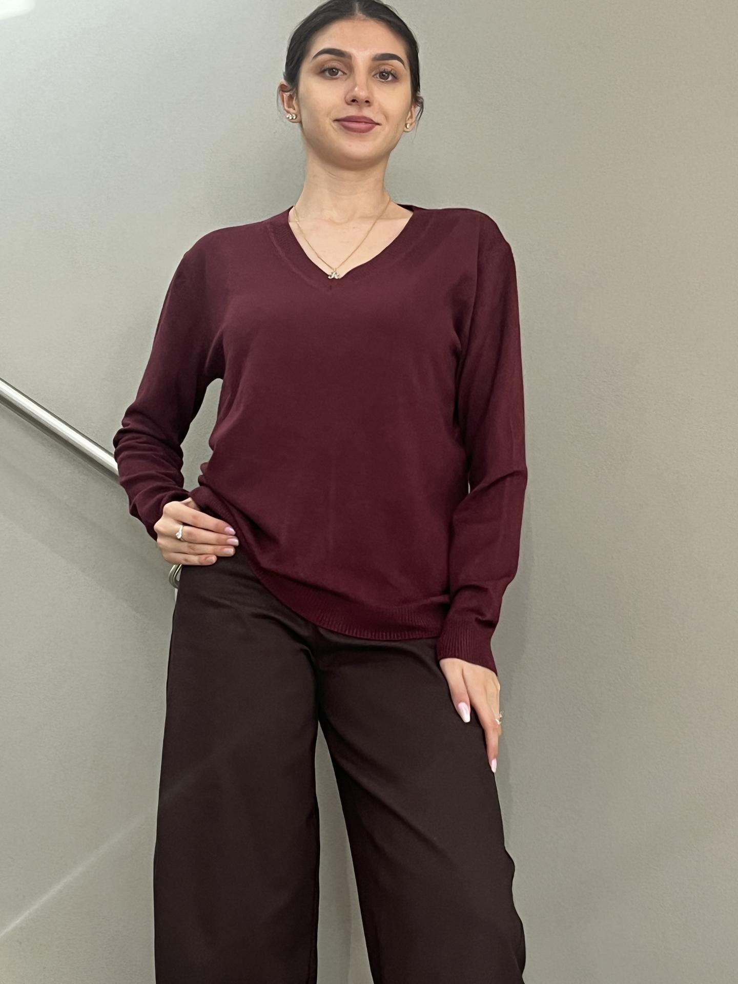 MAGLIA SUSY STAR ST2503 BORDEAUX