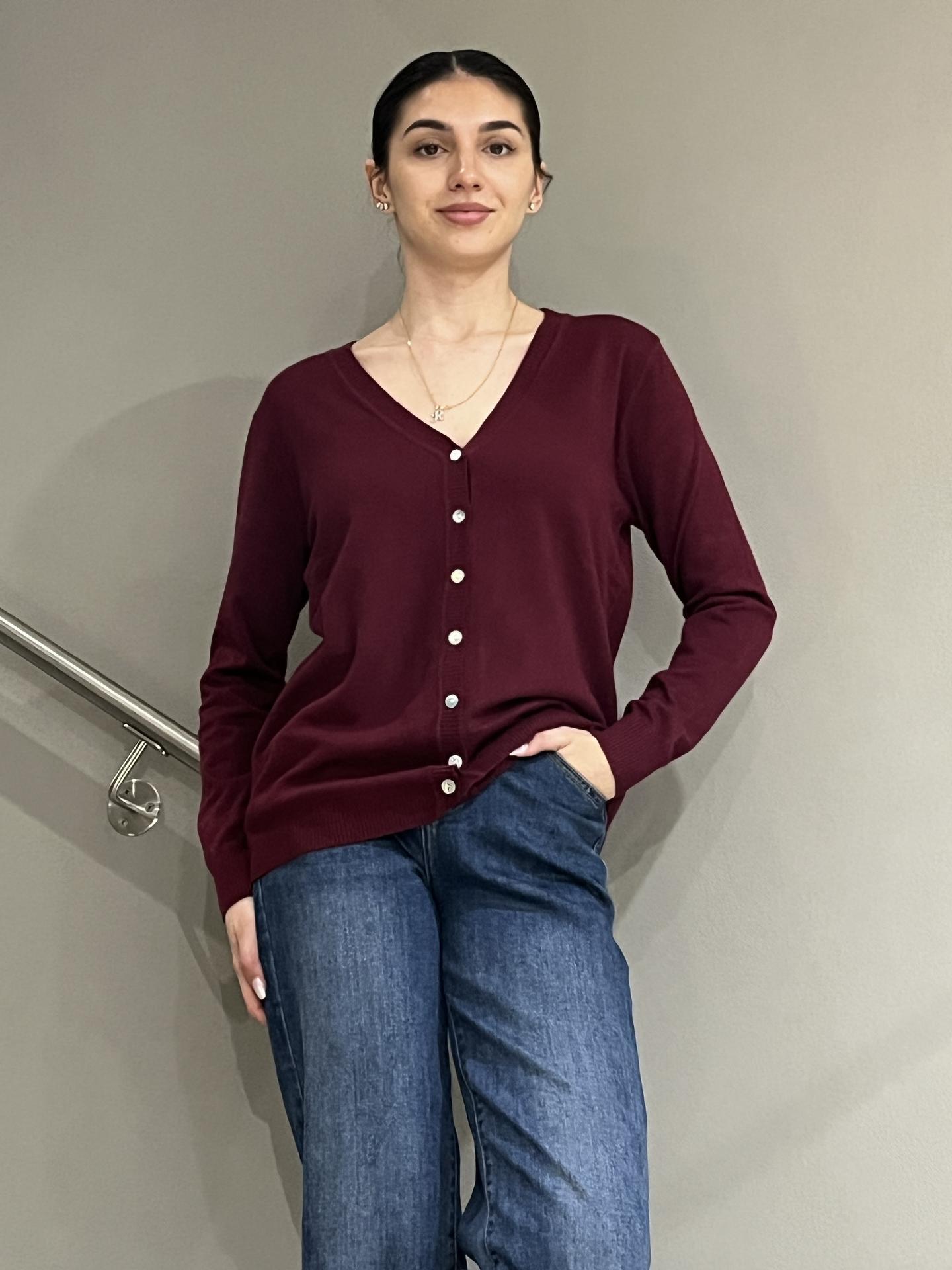MAGLIA SUSY STAR ST2504 BORDEAUX