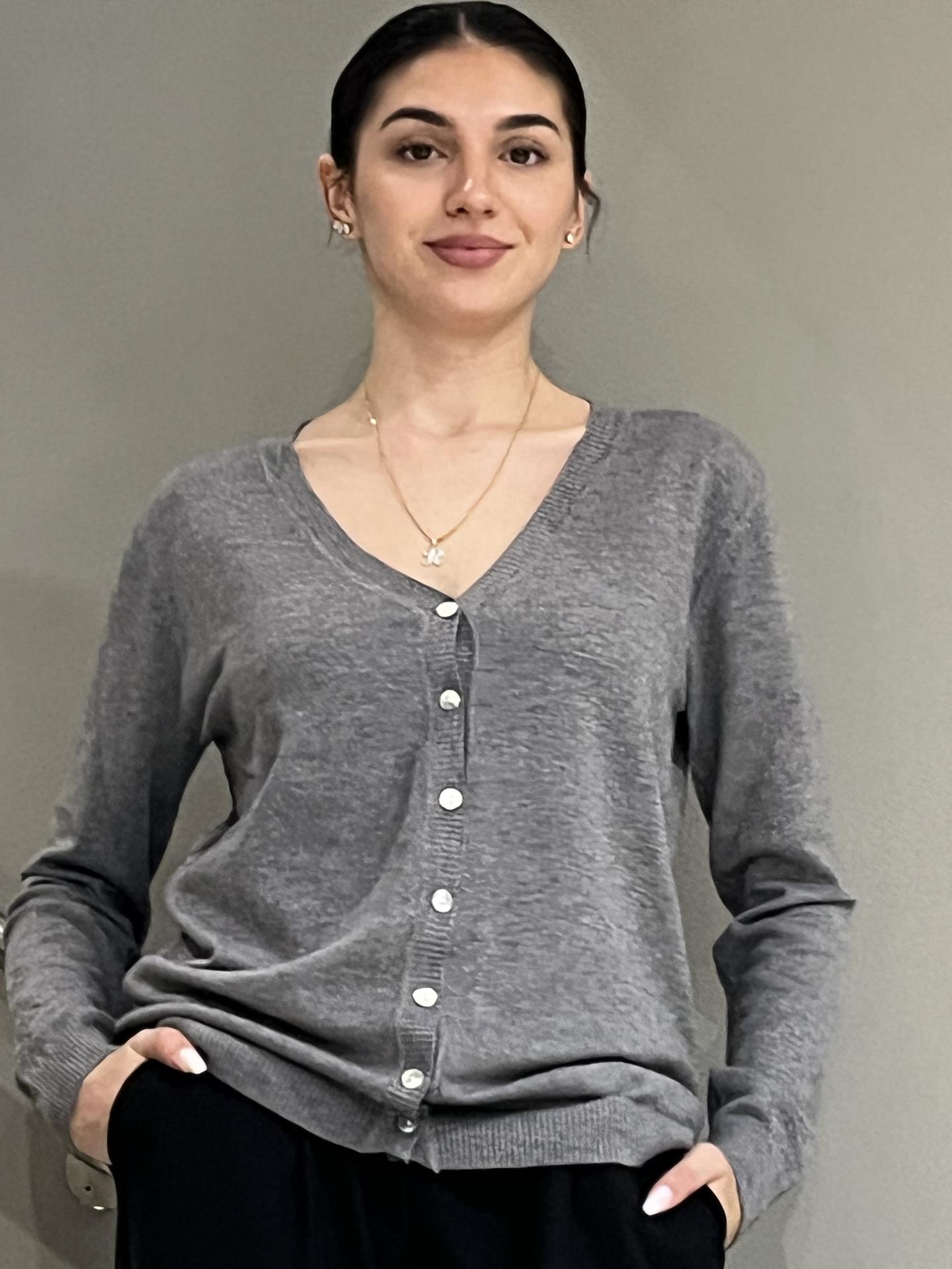 MAGLIA SUSY STAR ST2504 GRIGIO