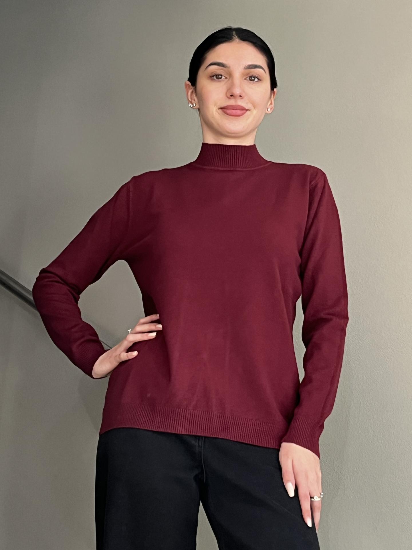 MAGLIA SUSY STAR ST25905 BORDEAUX