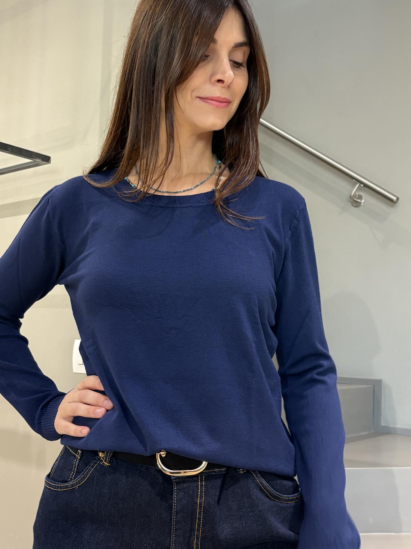 MAGLIA SUSY STAR ST26903 BLUE