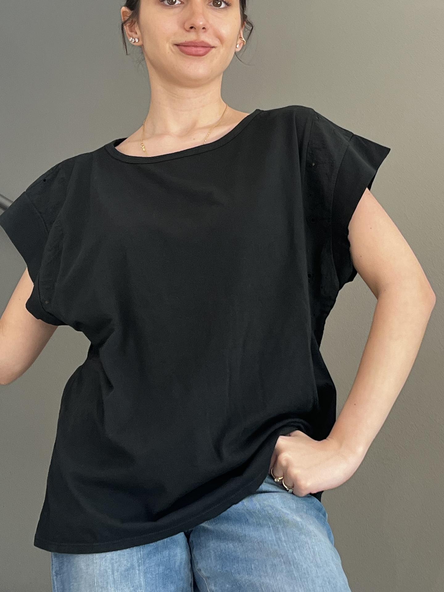 T-SHIRT SUSY STAR ST50146 NERO