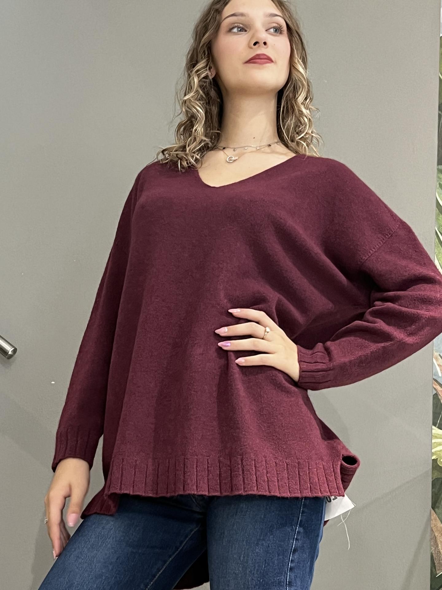 MAGLIA SUSY STAR ST70157 BORDEAUX