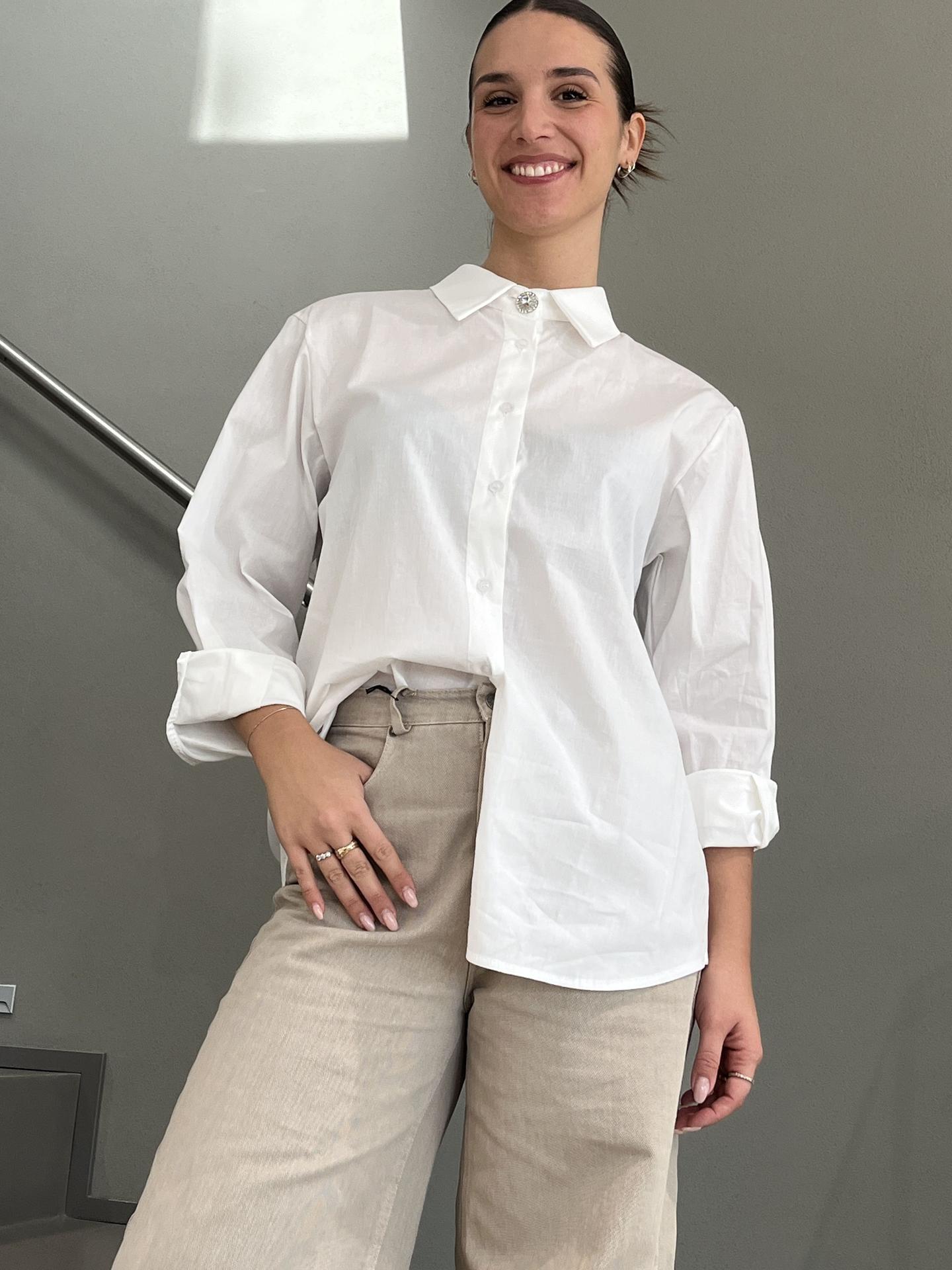 CAMICIA SUSY STAR ST80PC BIANCO