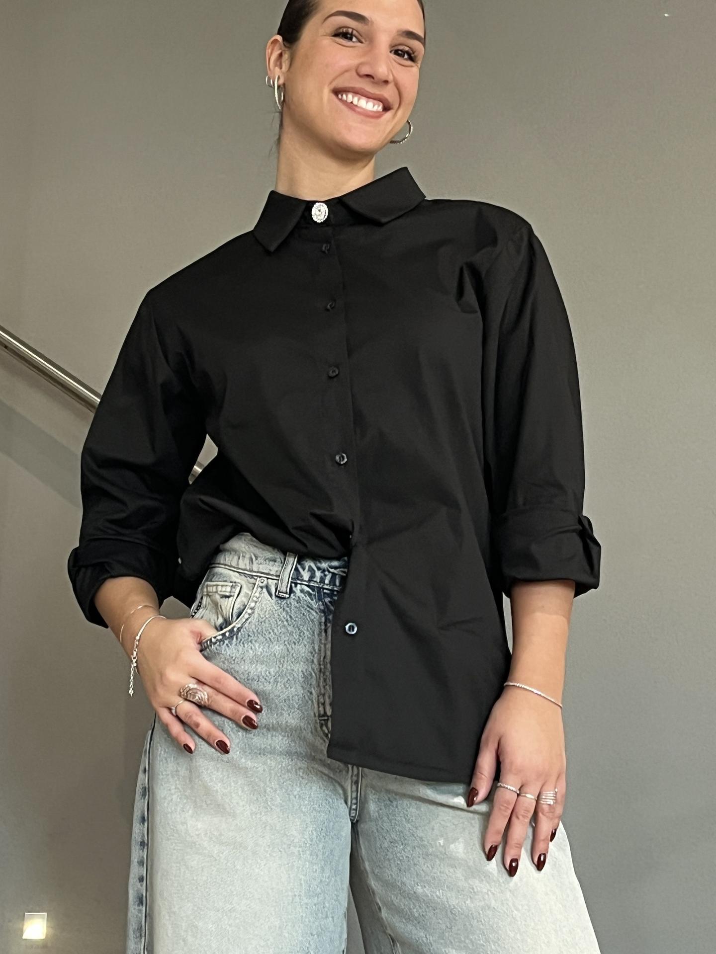 CAMICIA SUSY STAR ST80PC NERO