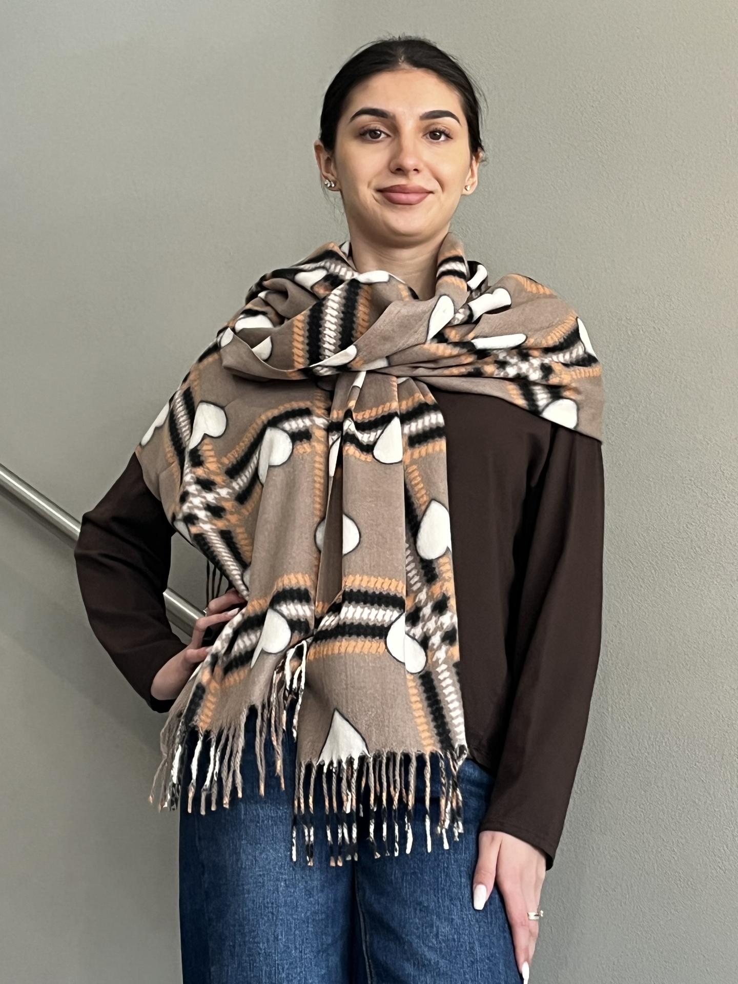 SCIARPA SUSY STAR ST9328RE BEIGE