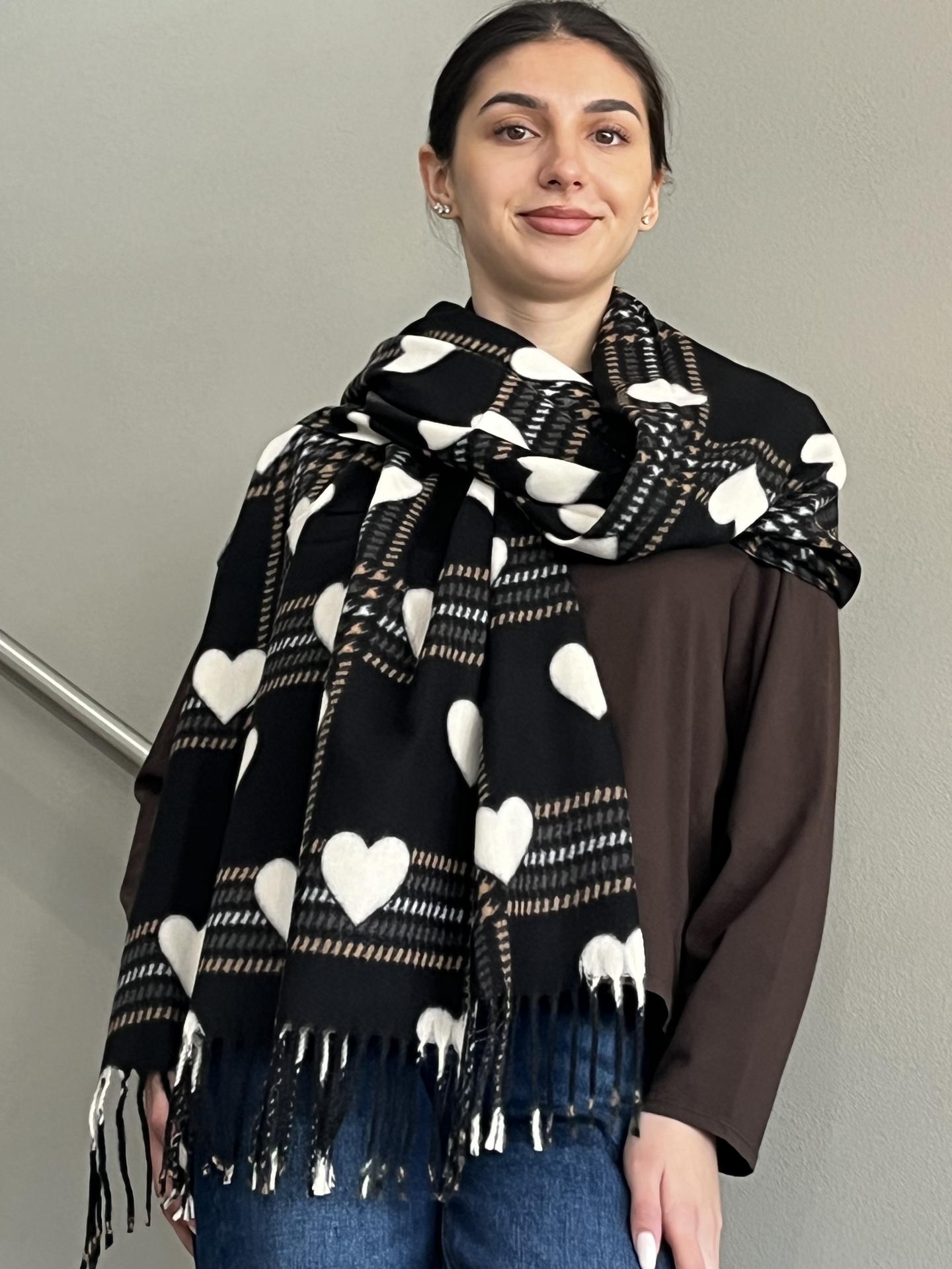 SCIARPA SUSY STAR ST9328RE NERO