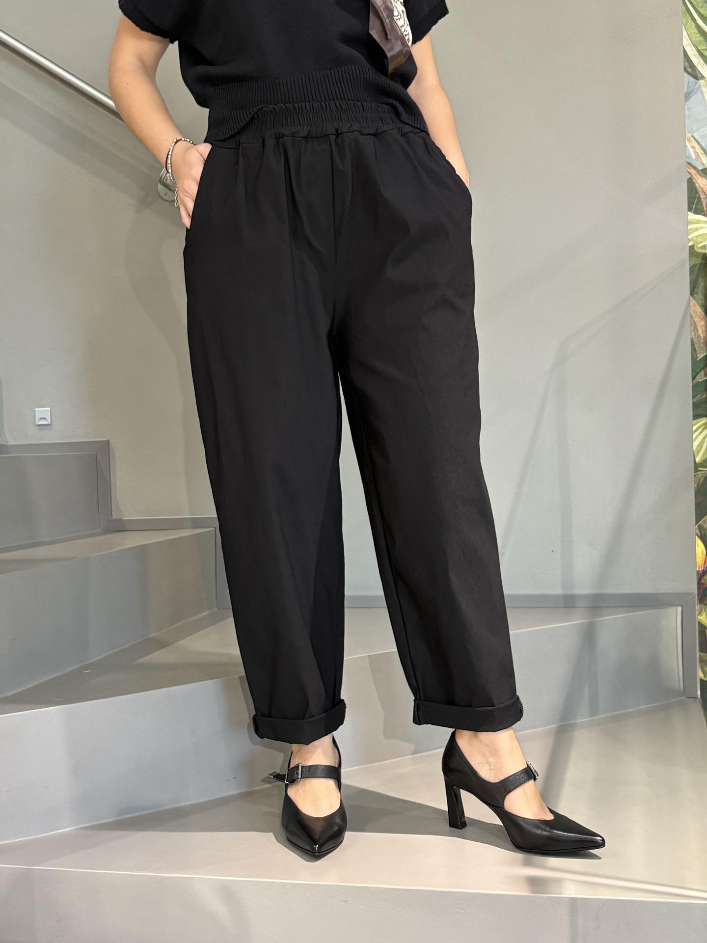 PANTALONE SUSY STAR STLS0248BW NERO