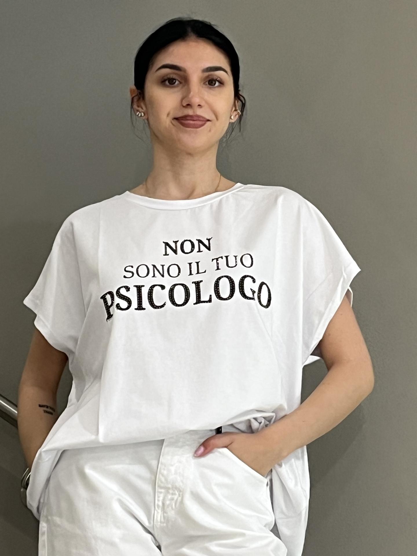 T-SHIRT SUSY STAR STM240 BIANCO