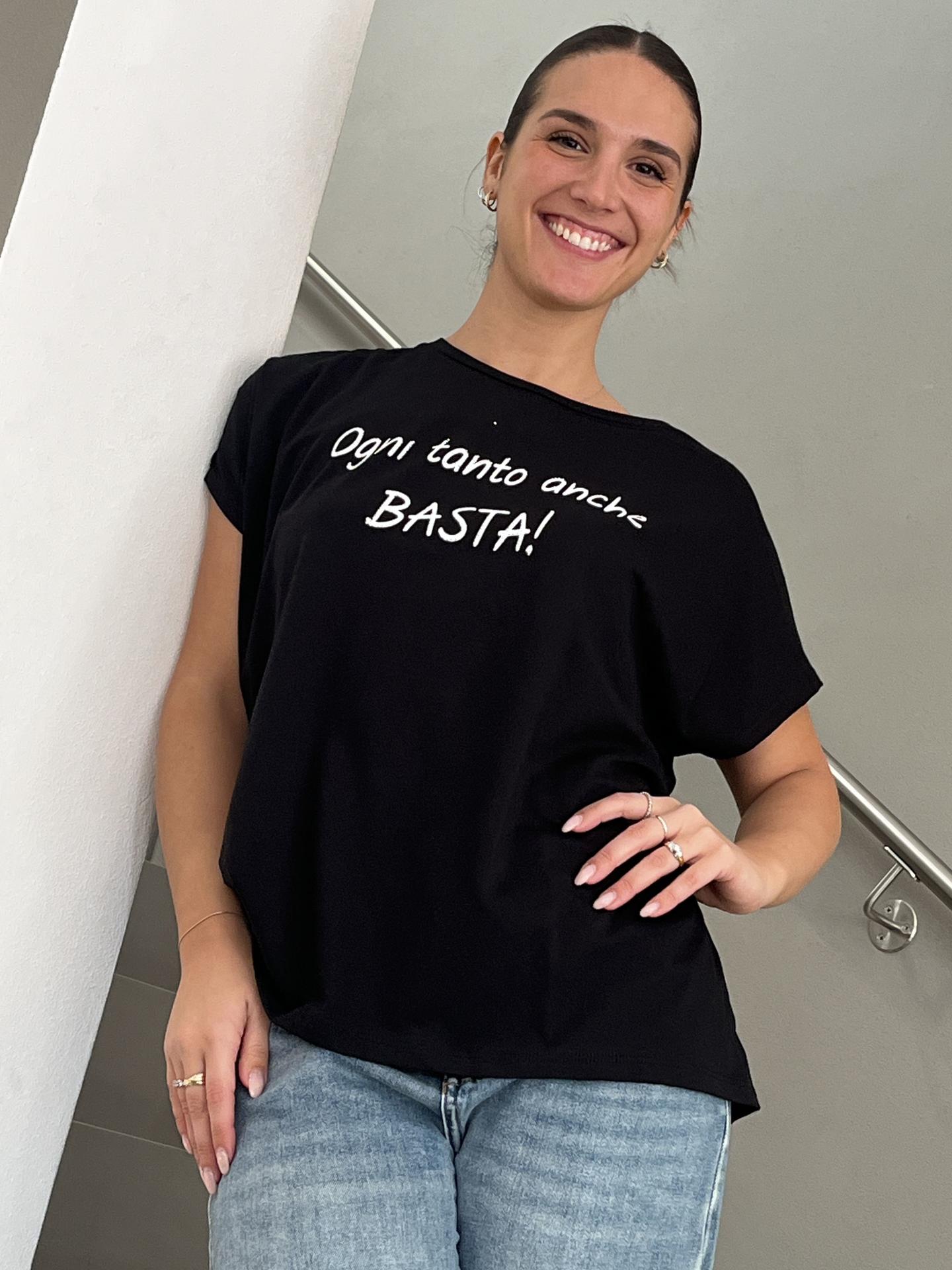 T-SHIRT SUSY STAR STM273 NERO