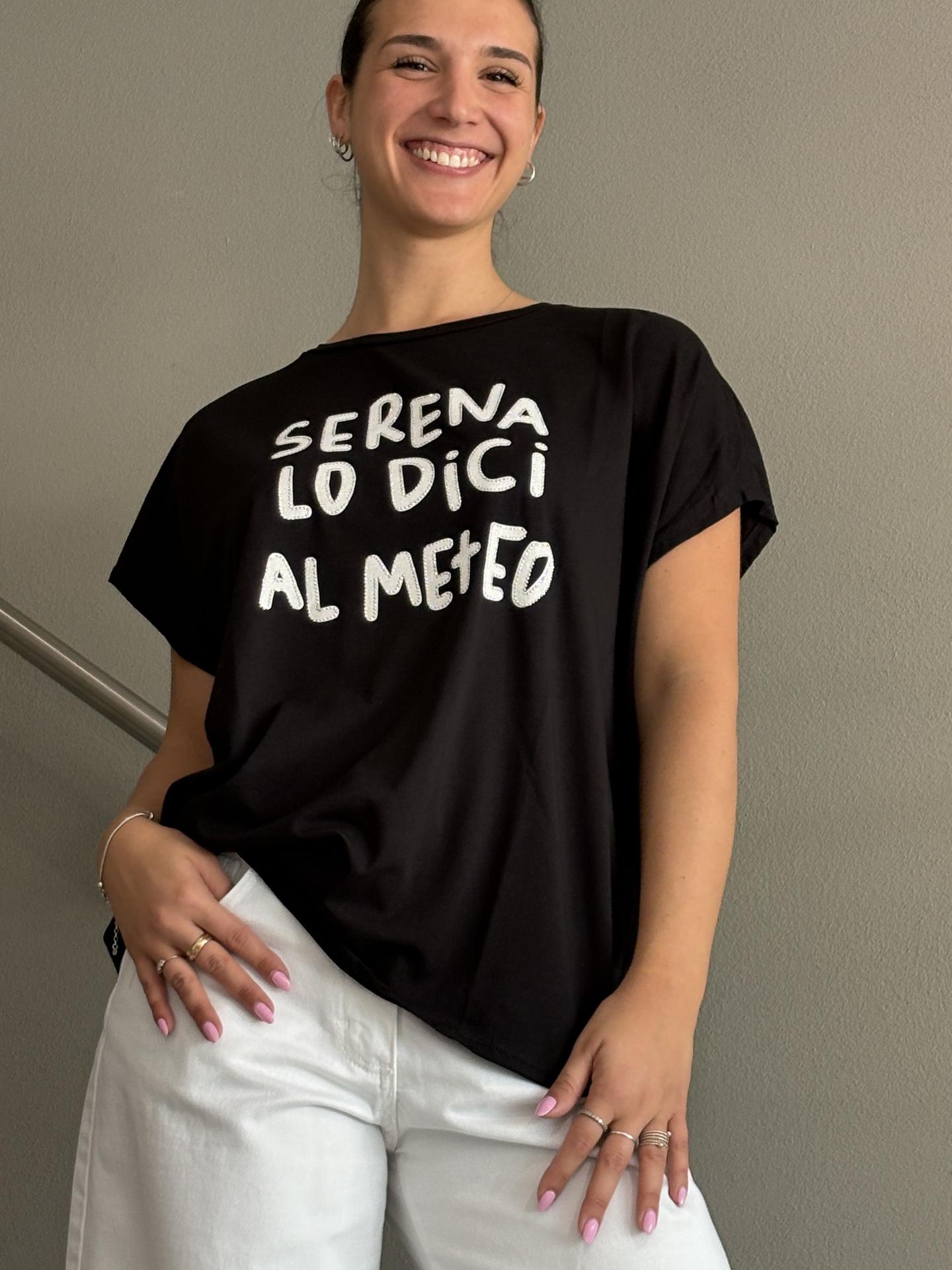 T-SHIRT SUSY STAR STM277 NERO