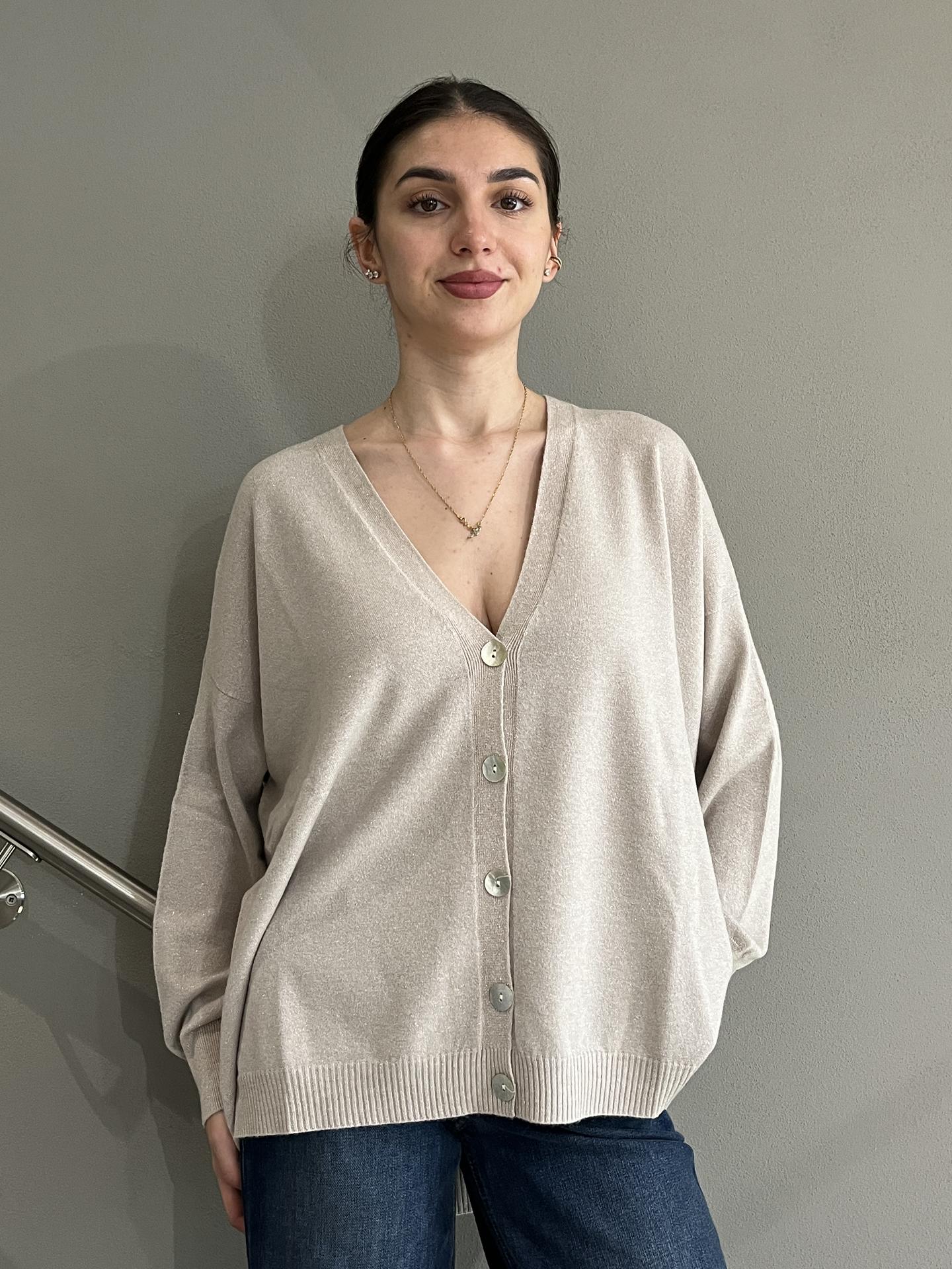 MAGLIA SUSY STAR STSX7088 BEIGE