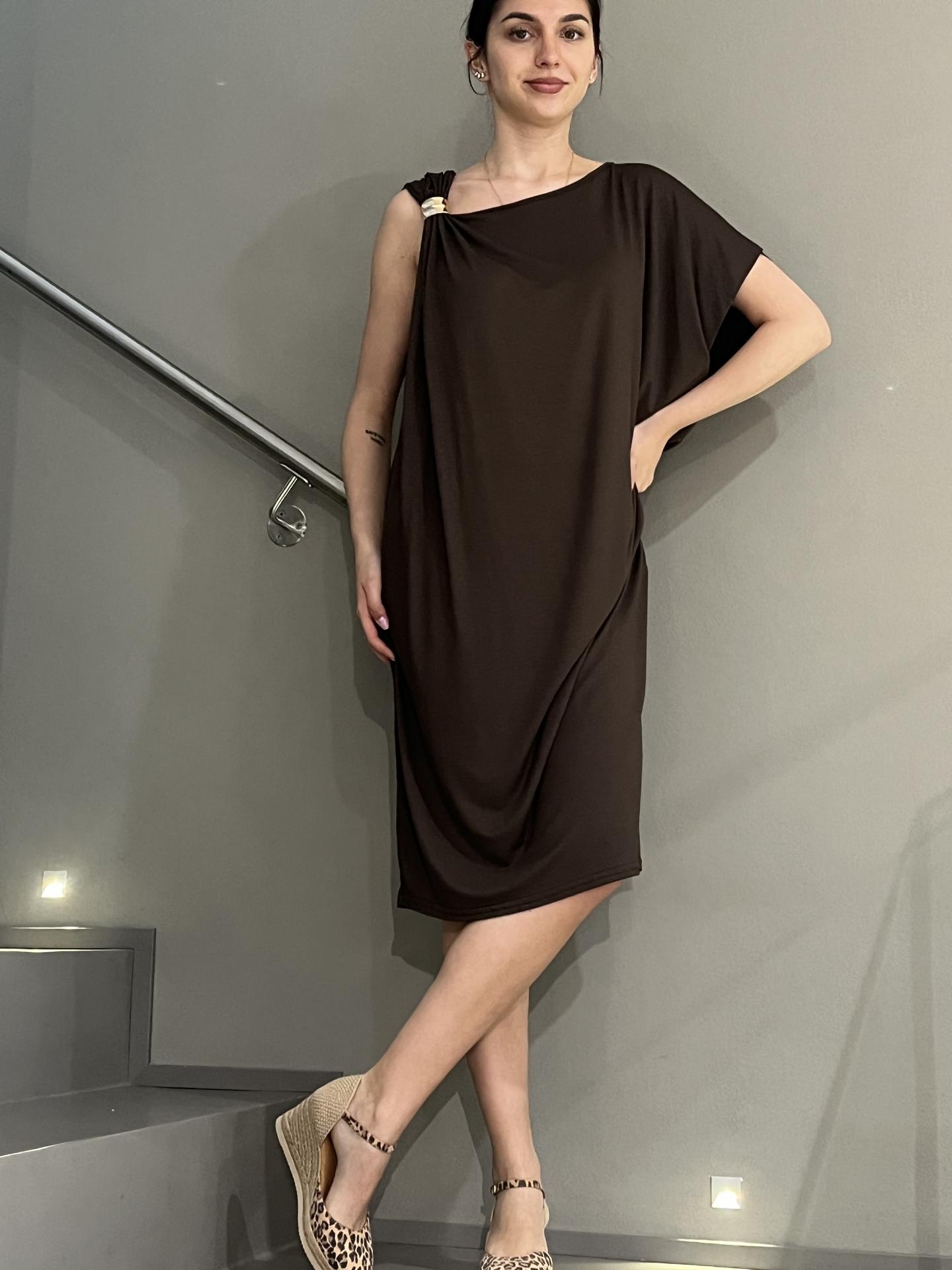 ABITO SUSY STAR STSY0329 MARRONE