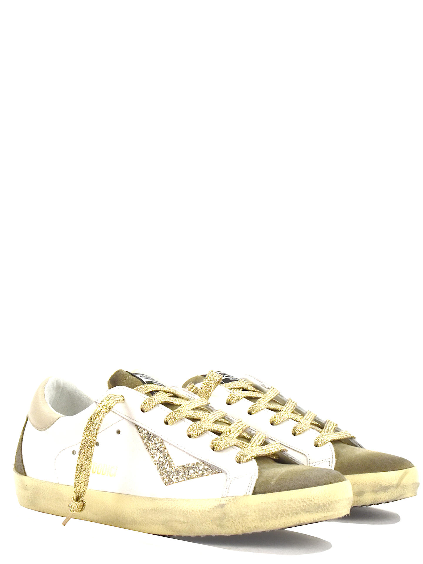 SNEAKERS 4B12 SUPRIMED333 BIANCO/BEIGE