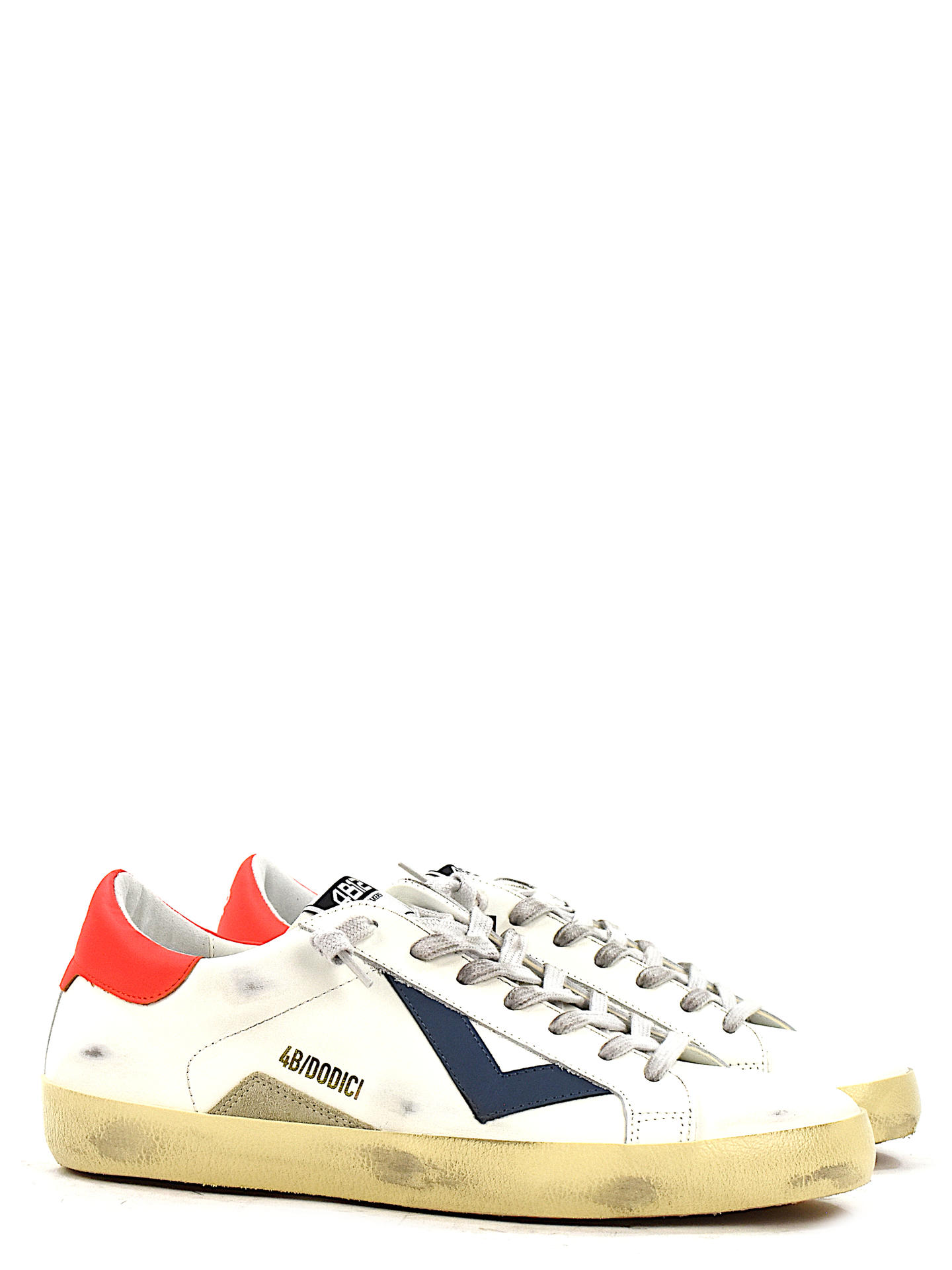 SNEAKERS 4B12 SUPRIMEU201 BIANCO/BLU