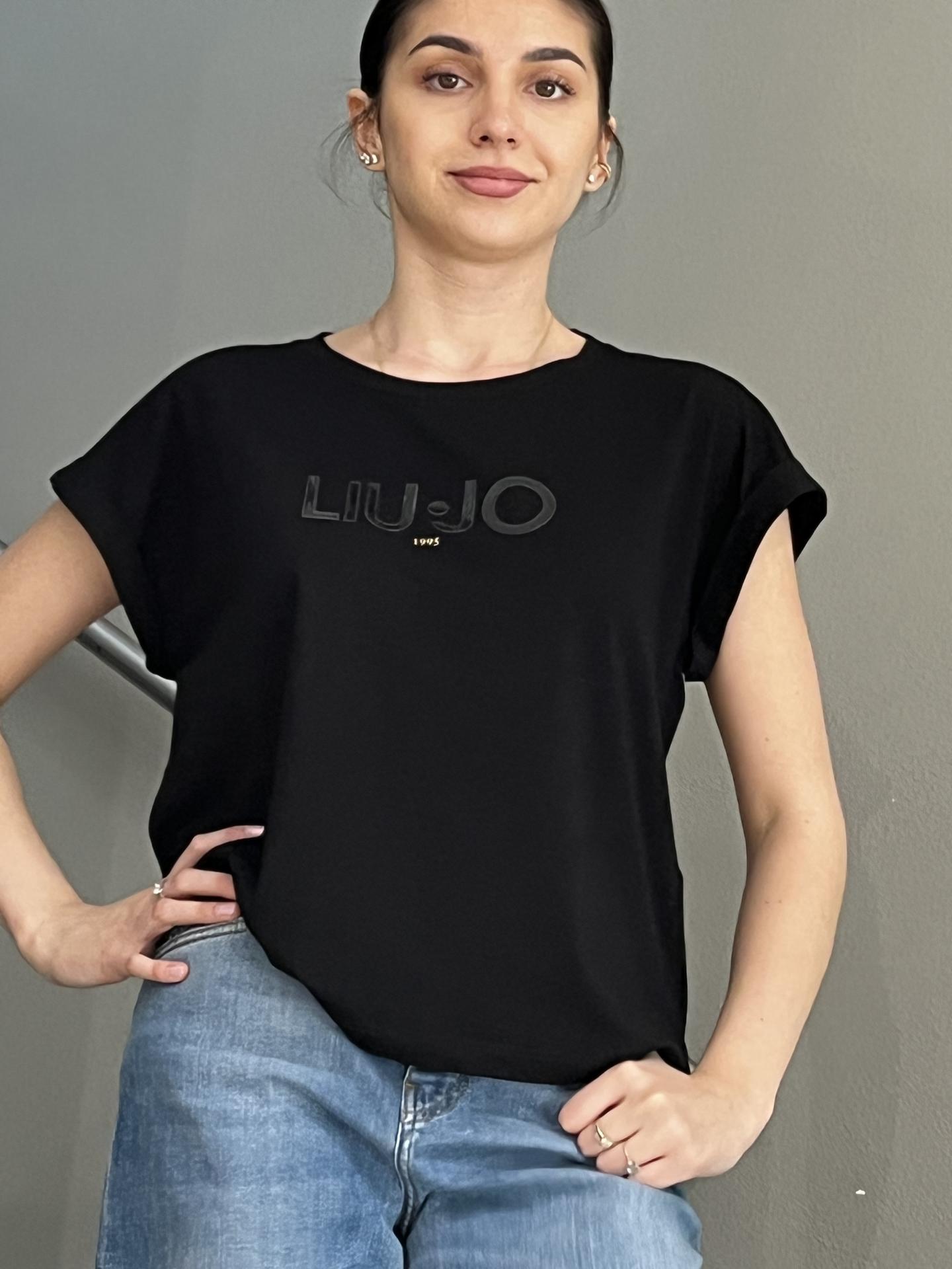 T-SHIRT LIU.JO WEAR TA5181 NERO
