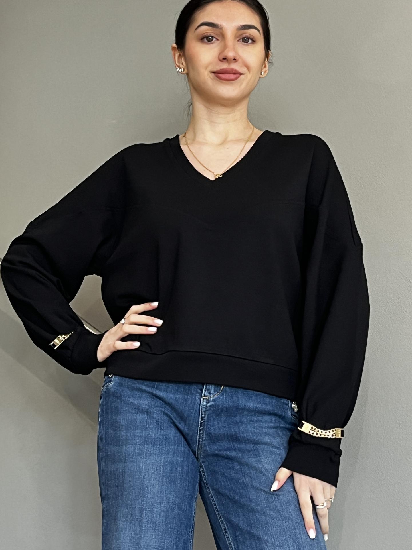 MAGLIA LIU.JO WEAR TA6242 NERO