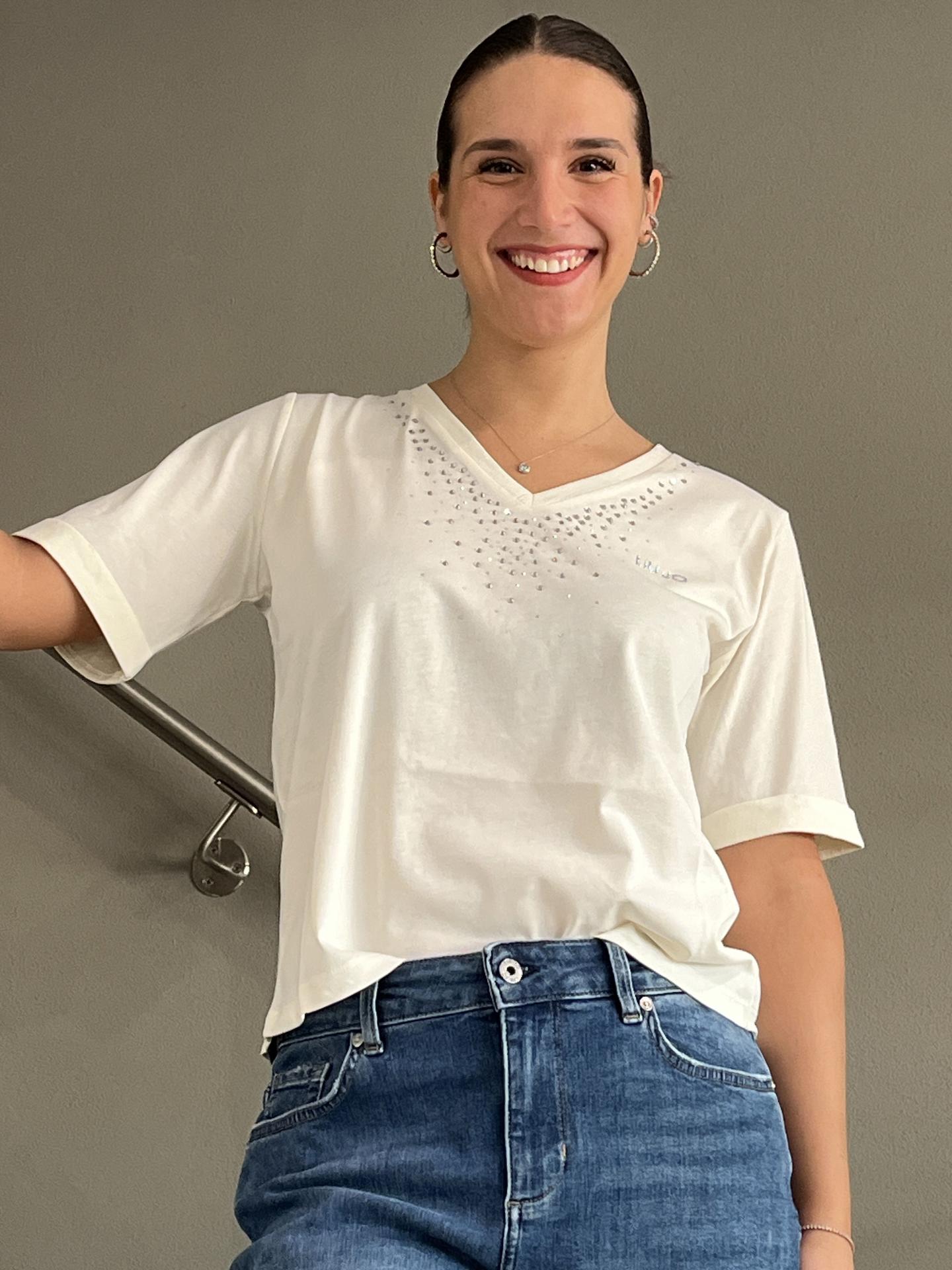 MAGLIA LIU.JO WEAR TA6284 BIANCO