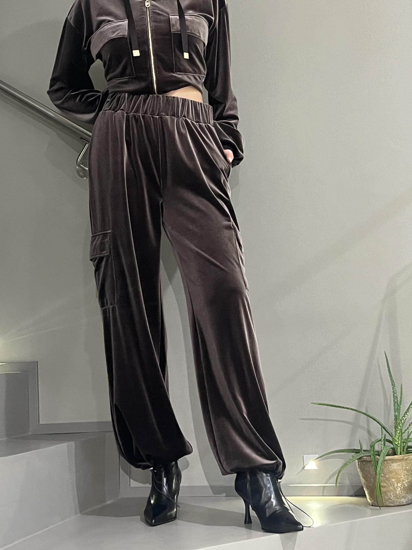 PANTALONE LIU.JO WEAR TF5111 MARRONE