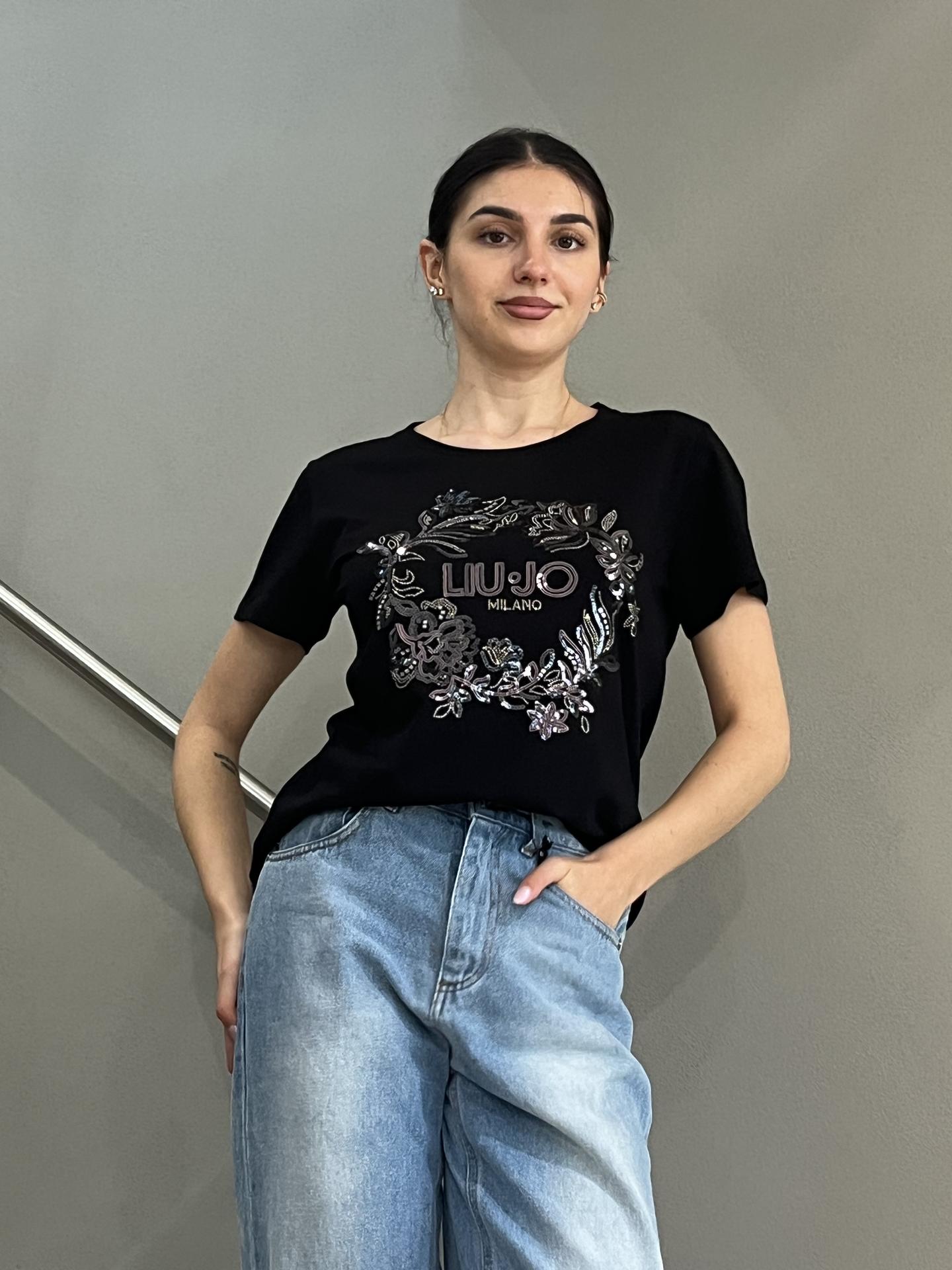 MAGLIA LIU.JO WEAR TF5162 NERO