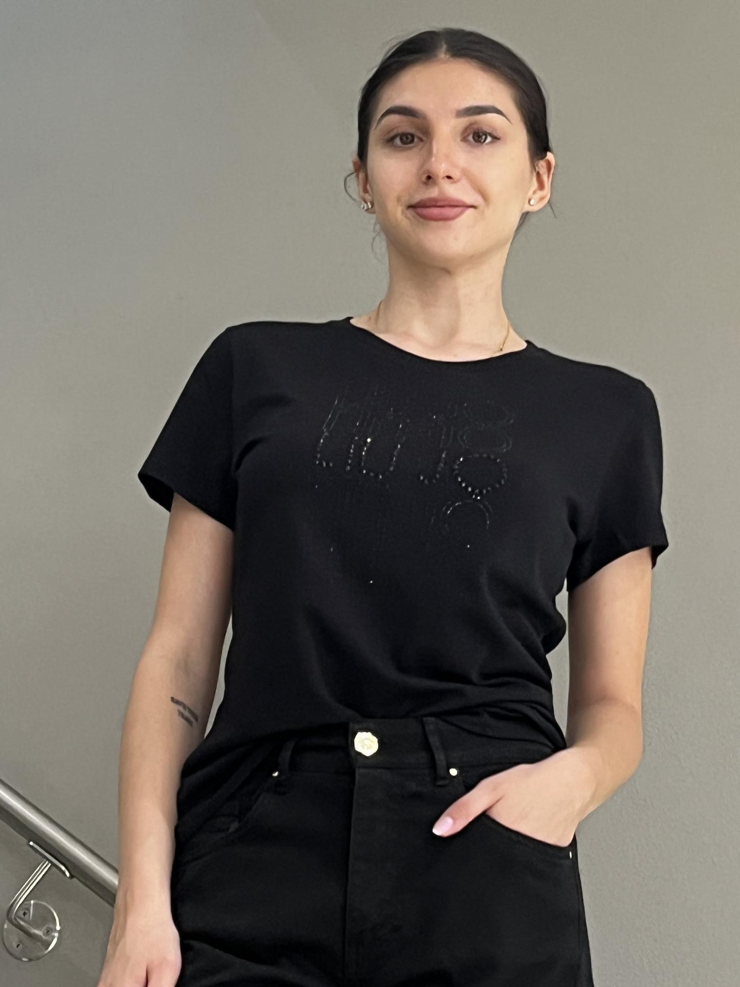 MAGLIA LIU.JO WEAR TF5166 NERO