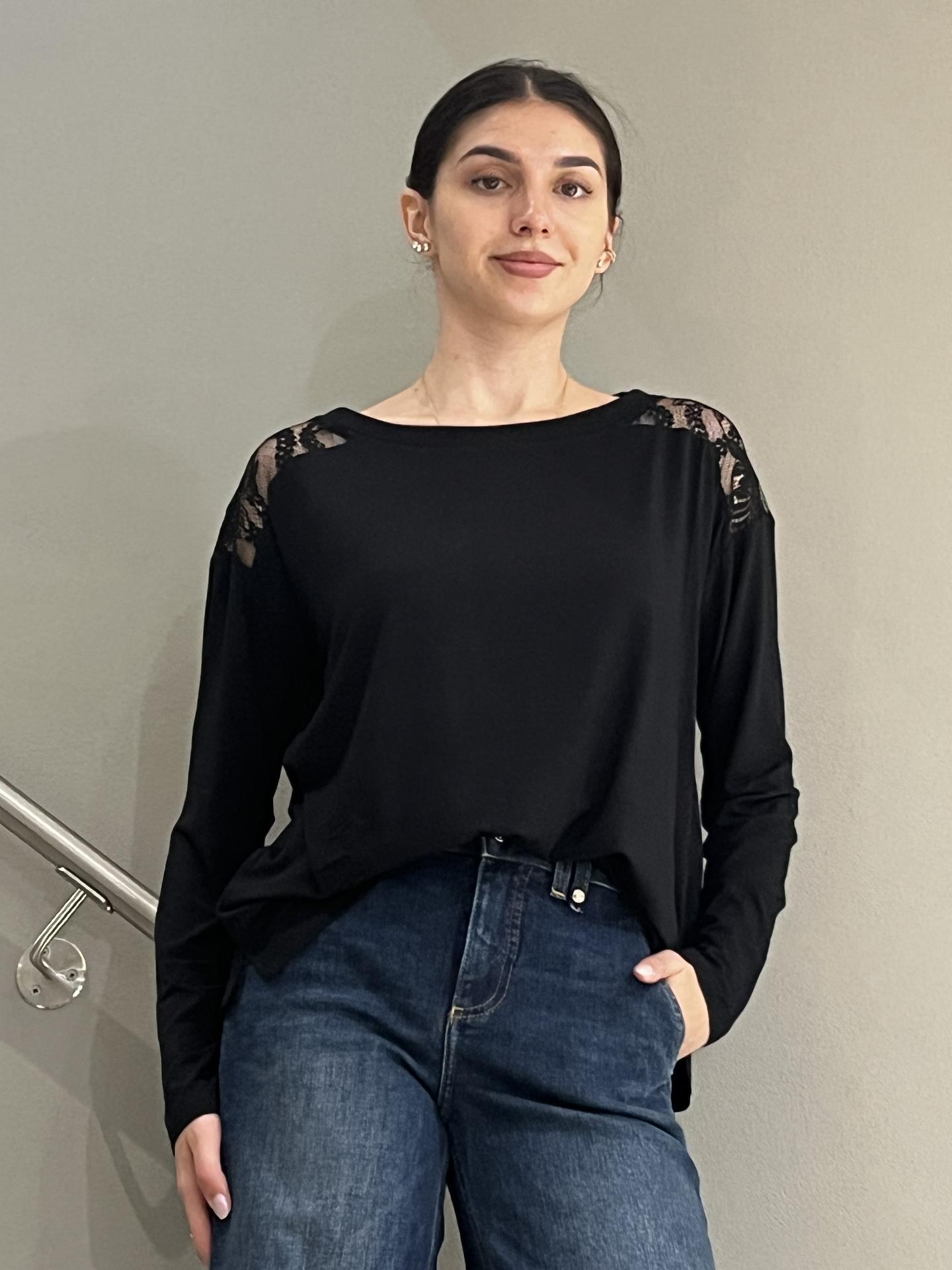 MAGLIA LIU.JO WEAR TF5186 NERO