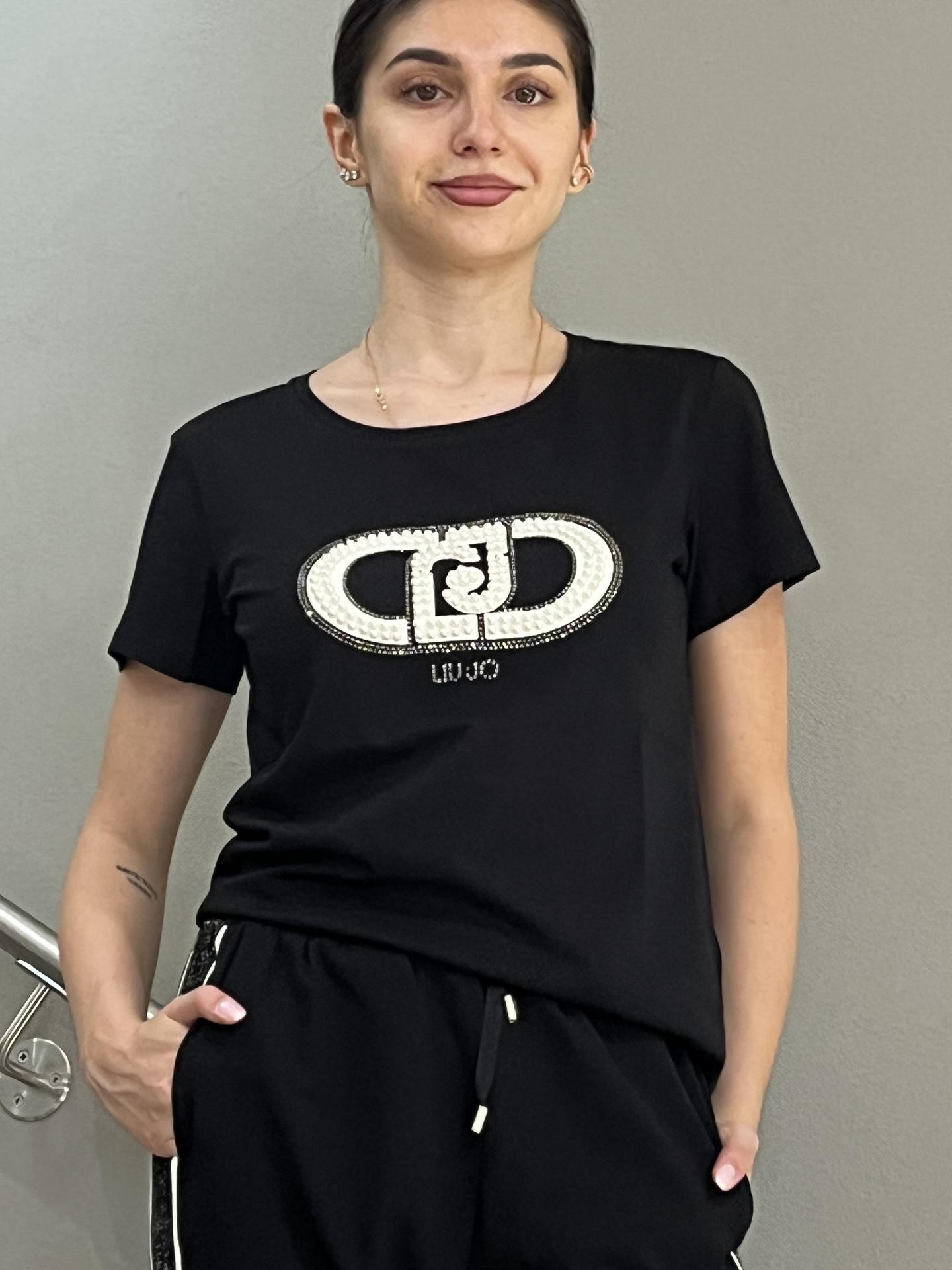 MAGLIA LIU.JO WEAR TF5280 NERO