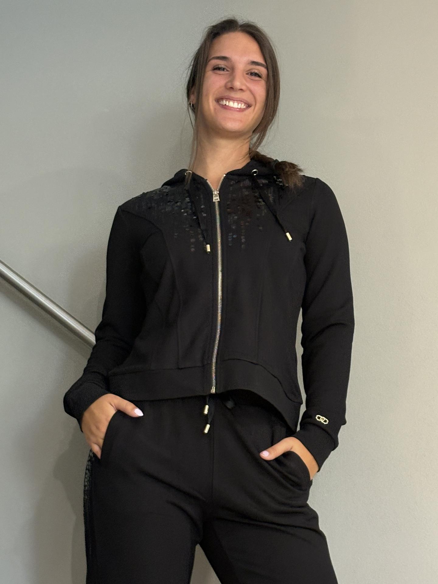 MAGLIA LIU.JO WEAR TF6134 NERO
