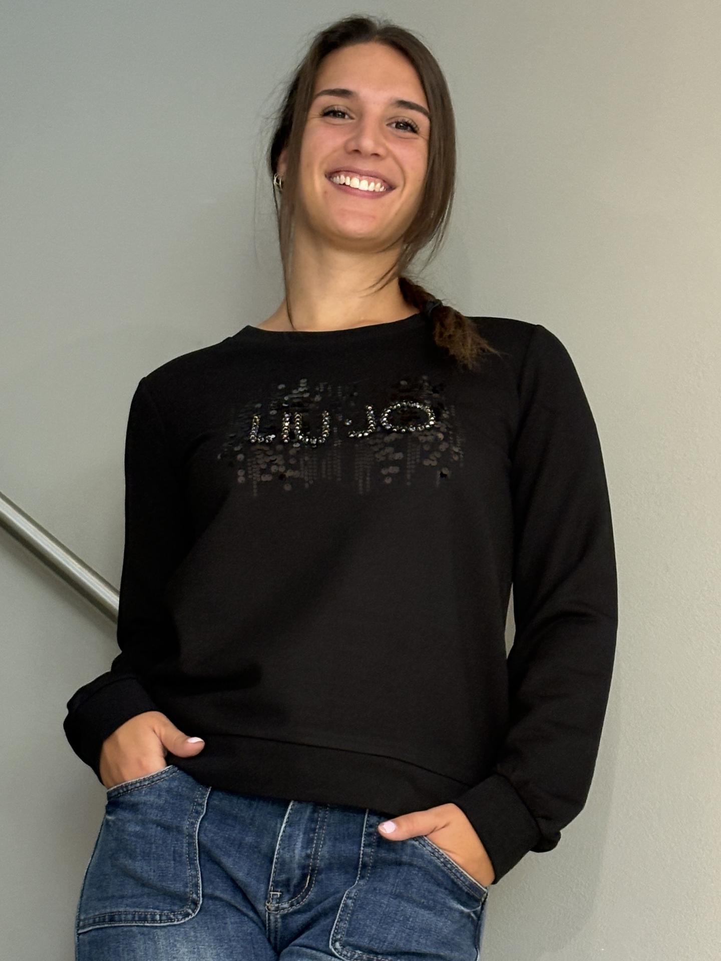 MAGLIA LIU.JO WEAR TF6138 NERO