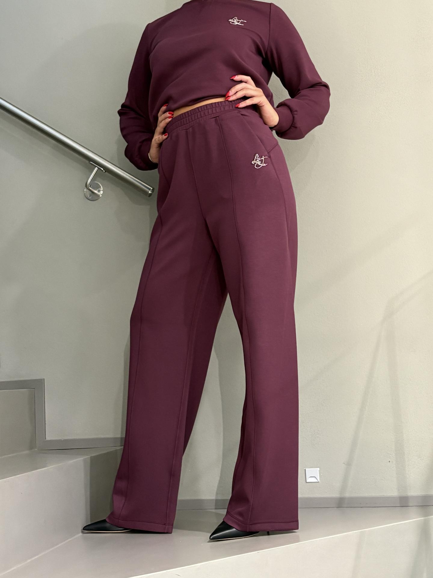 PANTALONE LIU.JO WEAR TF6213 BORDEAUX