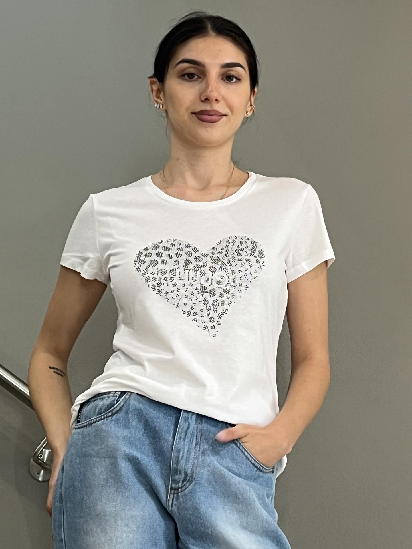 MAGLIA LIU.JO WEAR UF5264 BIANCO