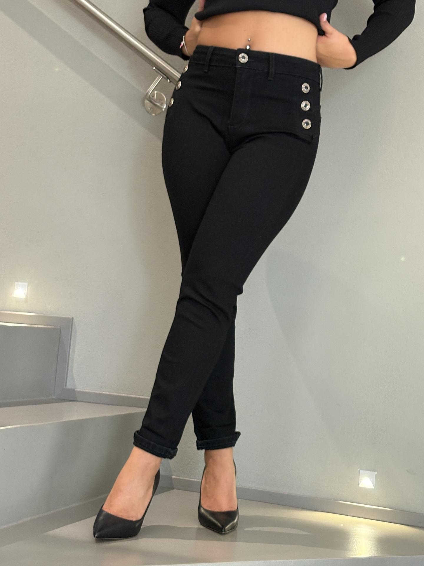 JEANS LIU.JO WEAR UF6094 NERO
