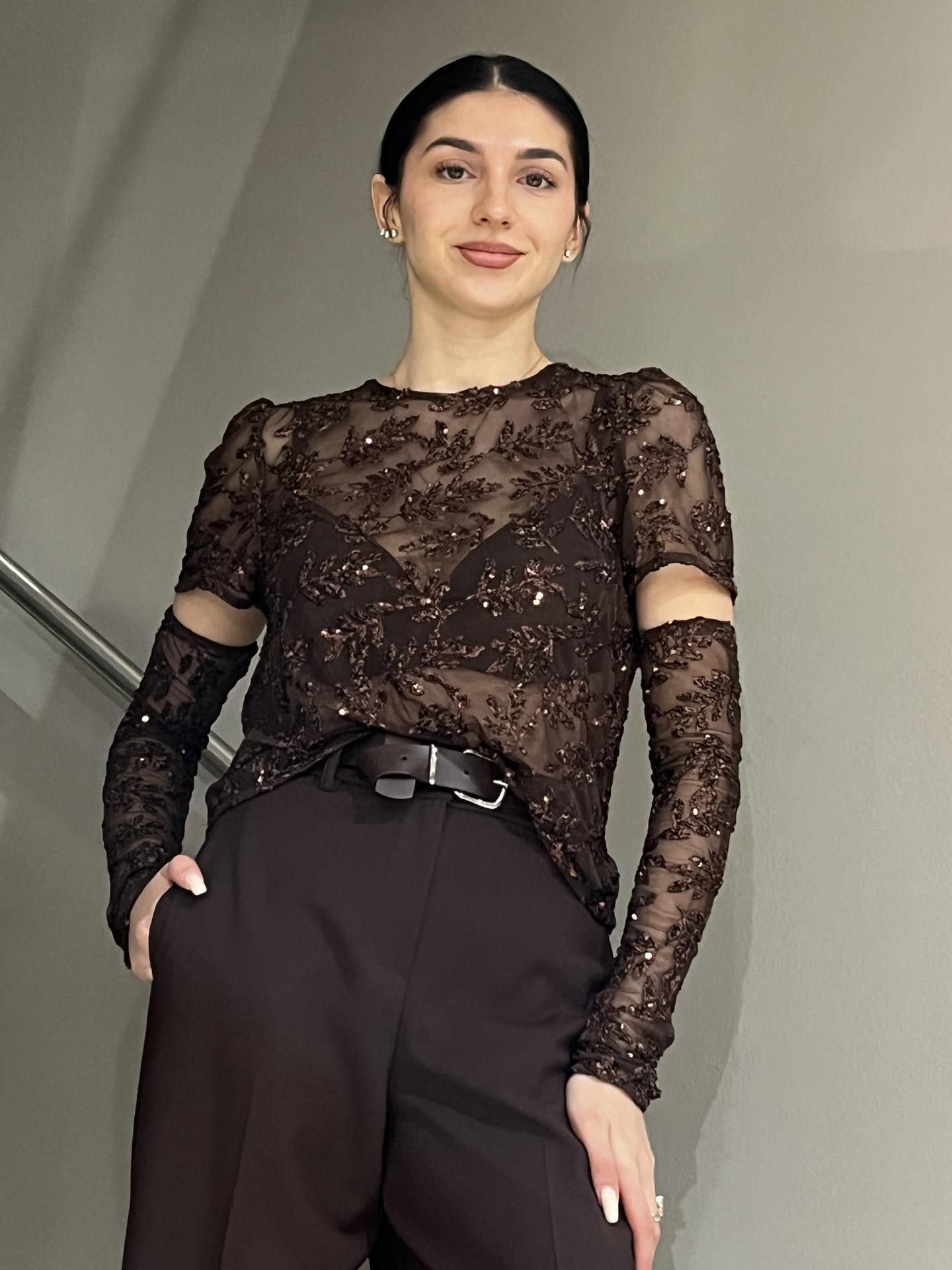 CAMICIA MOTEL W25CC05 MARRONE