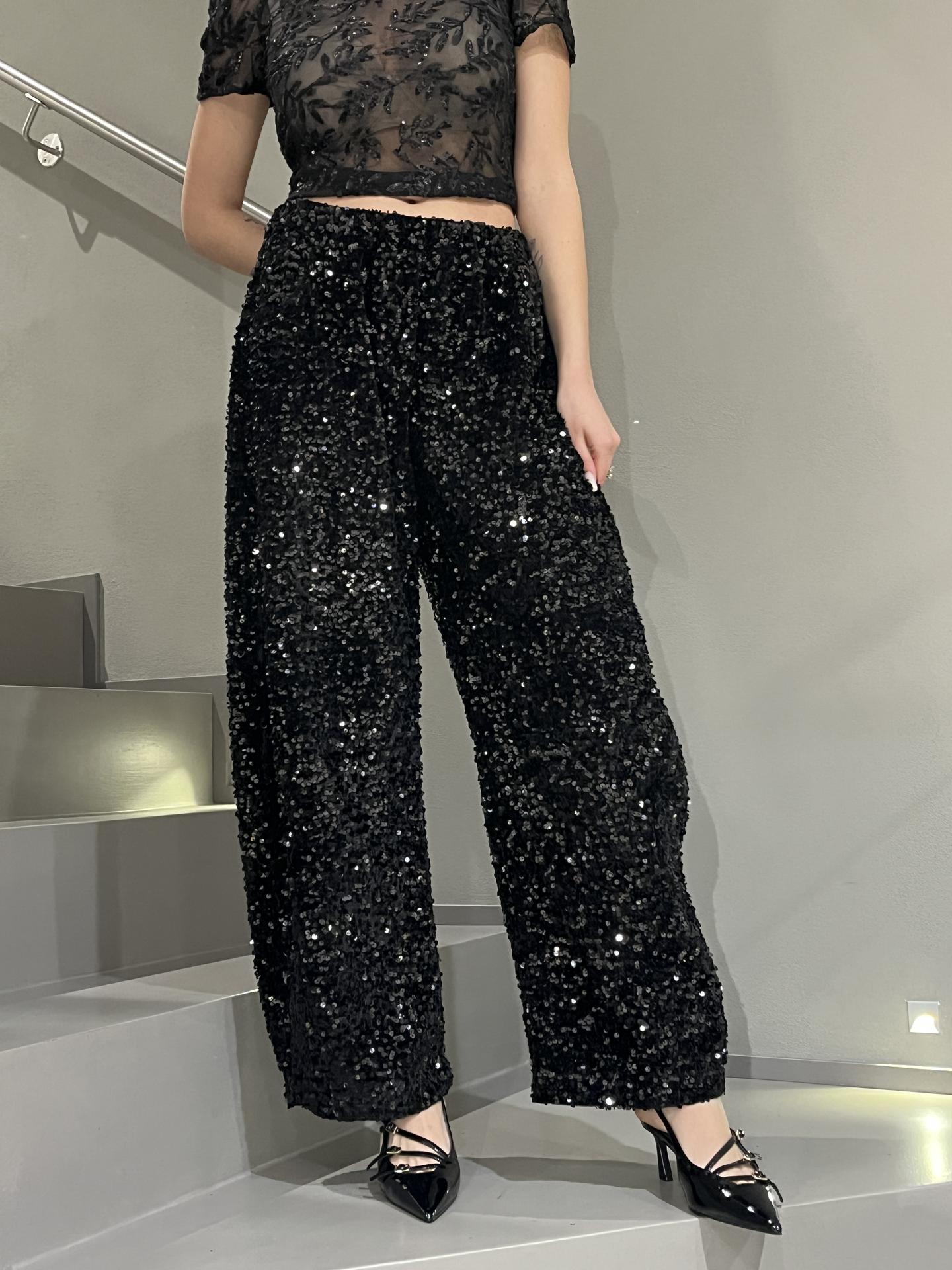 PANTALONE MOTEL W25PC53 NERO