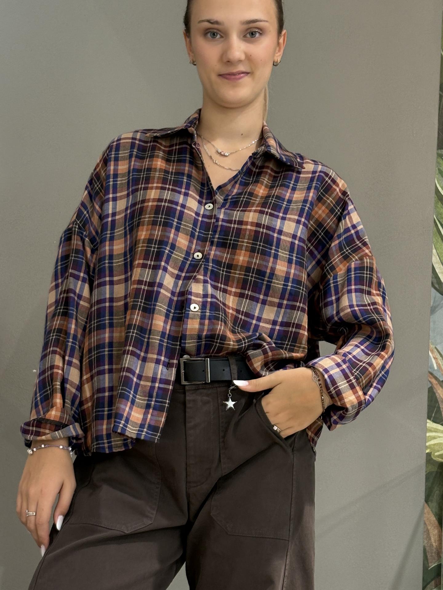 CAMICIA SUSY MIX W27M301 VIOLA